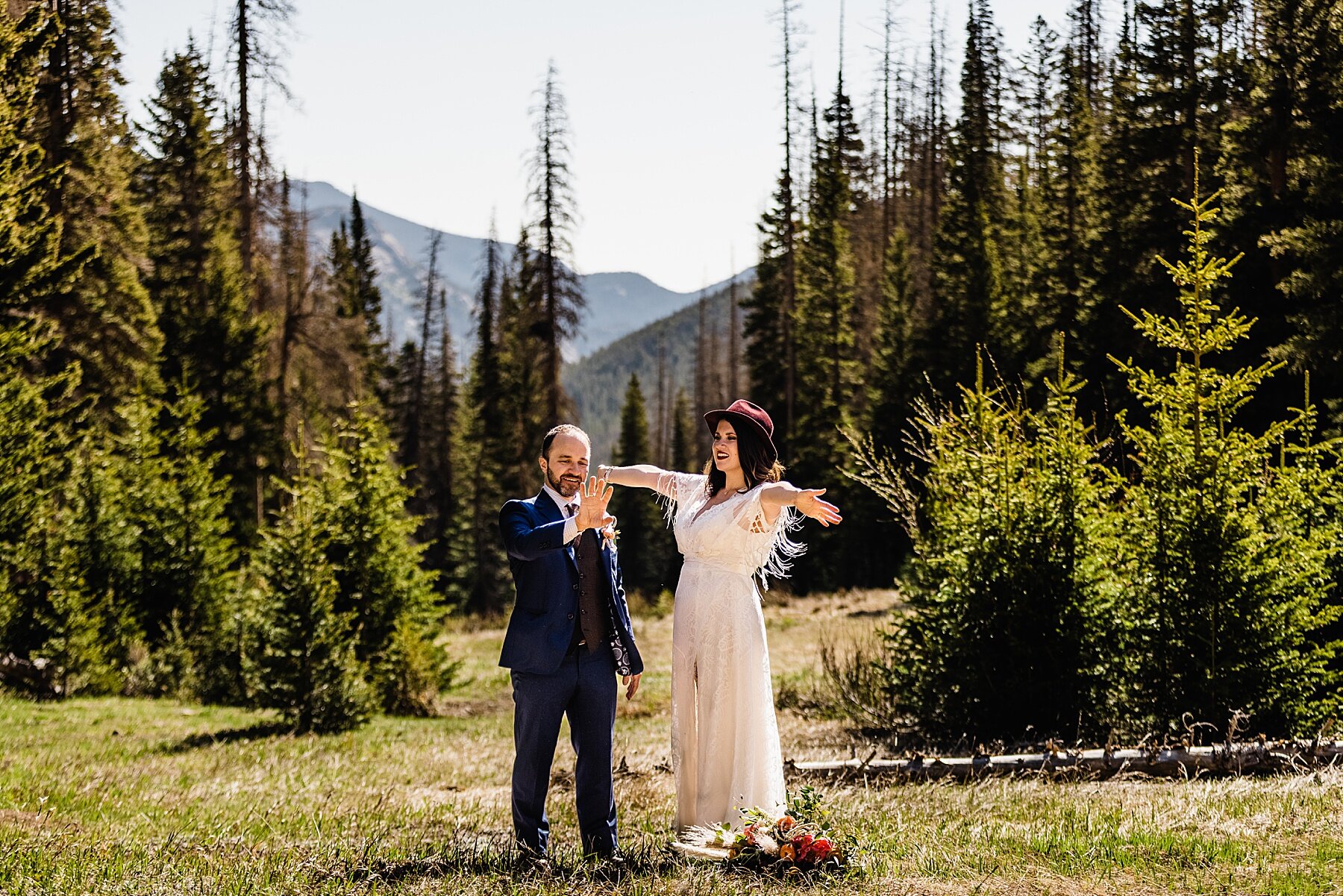 Sunrise Elopement at Hidden Valley in Rocky Mountain National Pa