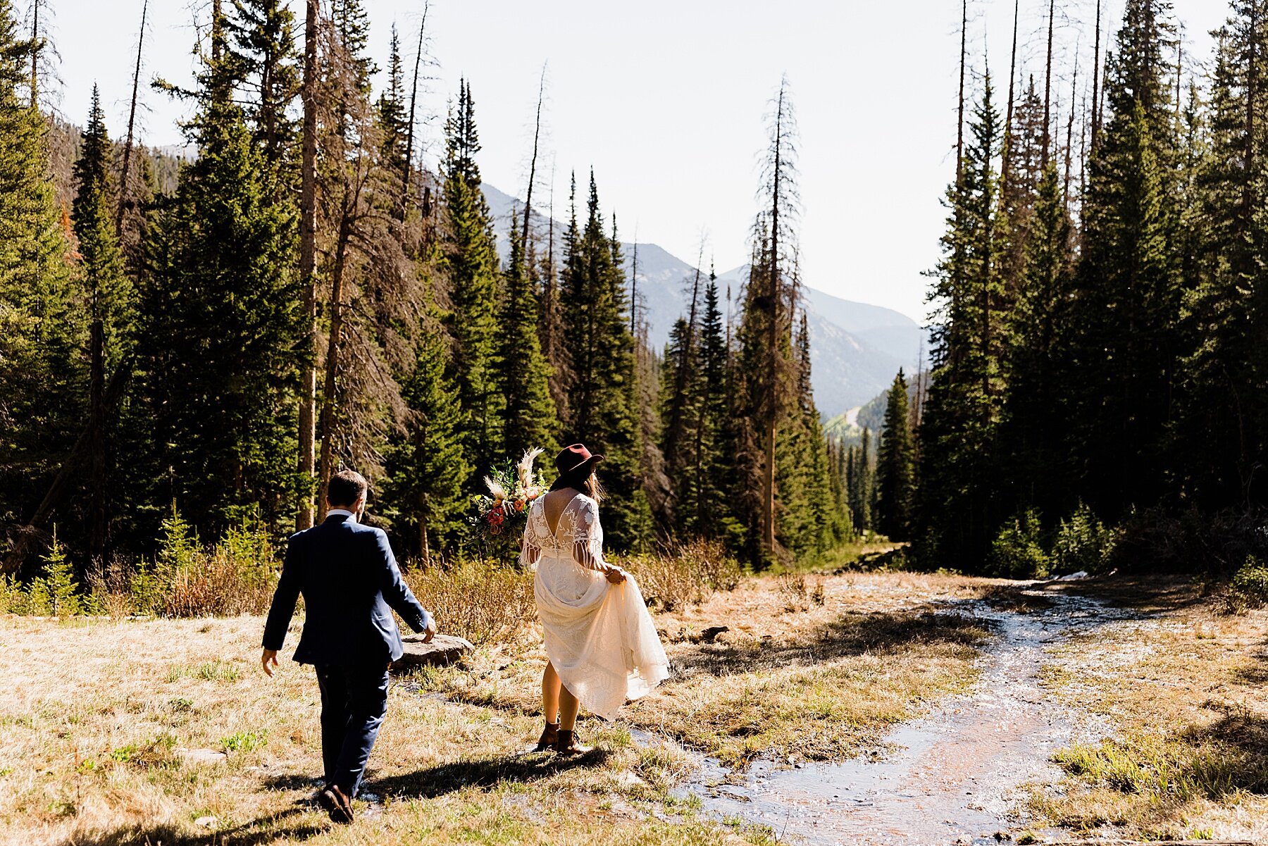 Sunrise Elopement at Hidden Valley in Rocky Mountain National Pa