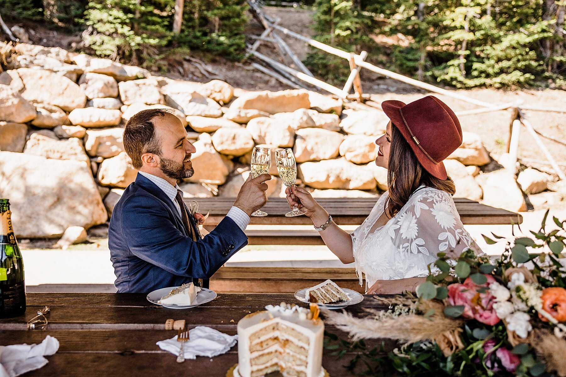 Sunrise Elopement at Hidden Valley in Rocky Mountain National Pa