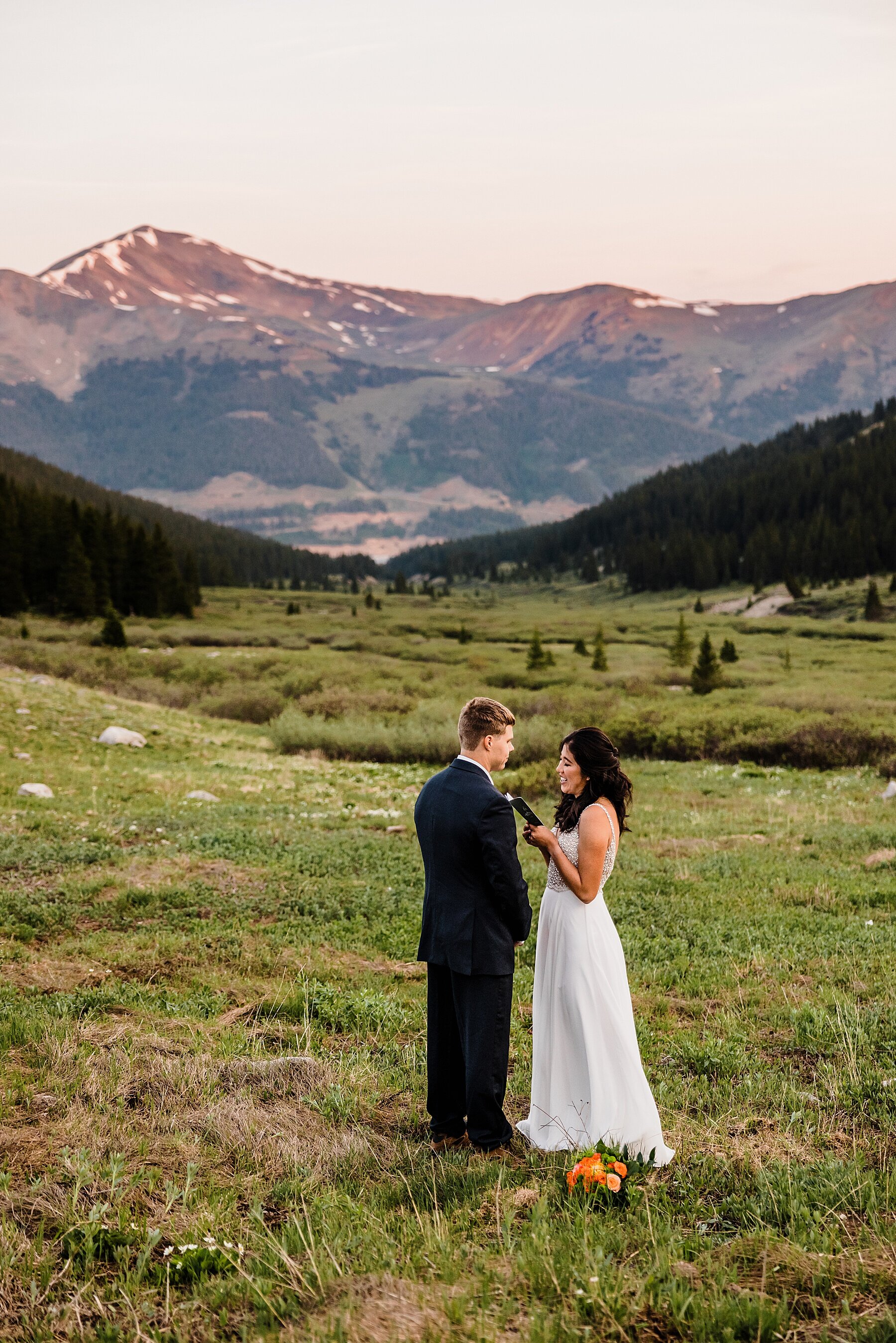 Colorado Sunrise Hiking Elopement