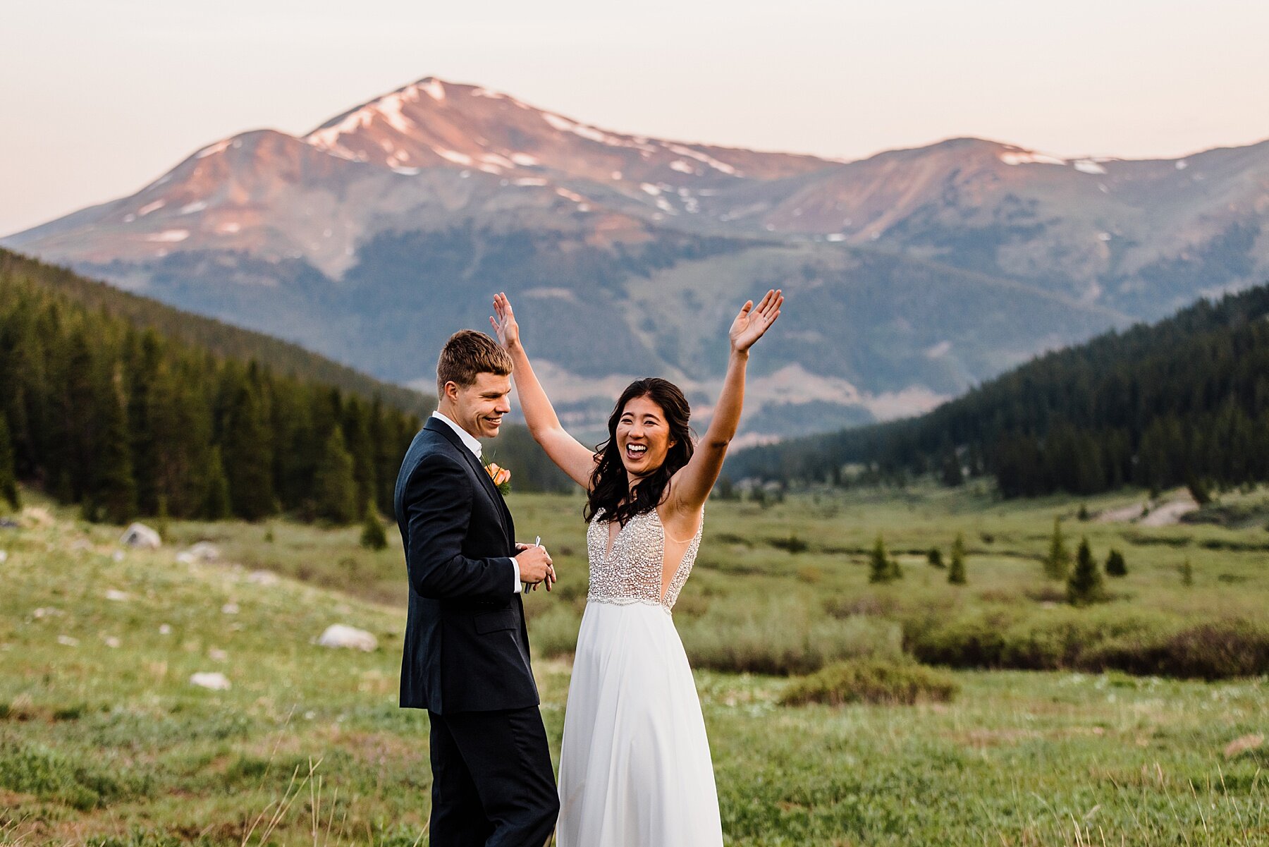 Colorado Sunrise Hiking Elopement