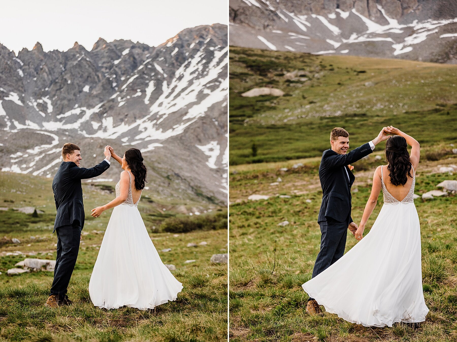 Colorado Sunrise Hiking Elopement