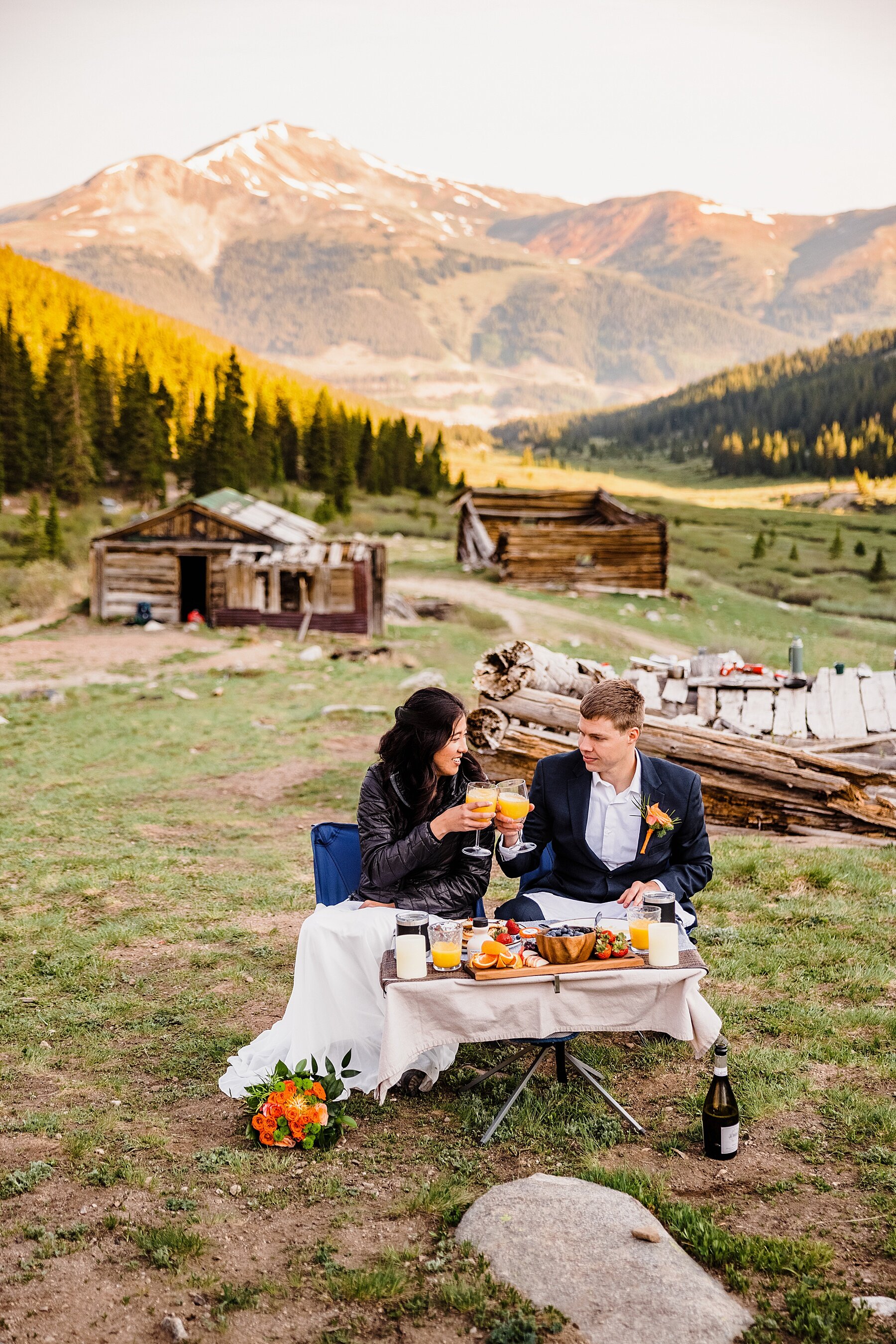 Colorado Sunrise Hiking Elopement