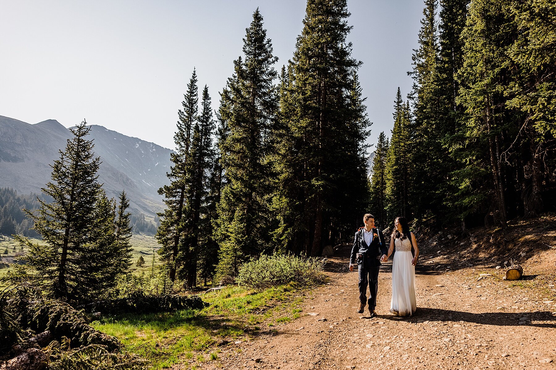 Colorado Sunrise Hiking Elopement