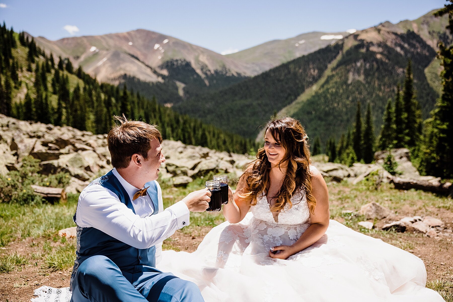 Elopement in Breckenridge, Colorado | Off-road Jeep Elopement | 