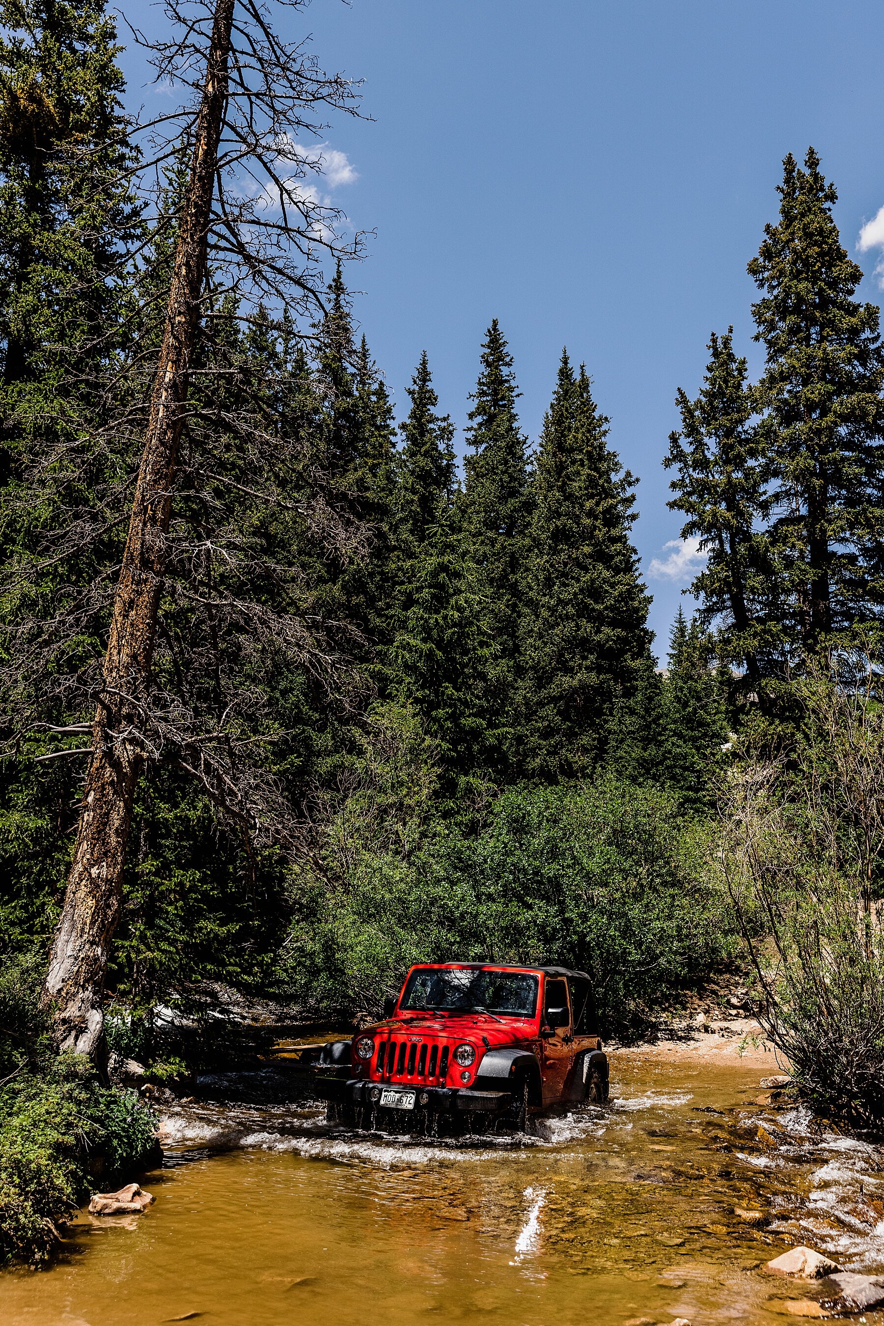 Elopement in Breckenridge, Colorado | Off-road Jeep Elopement | 