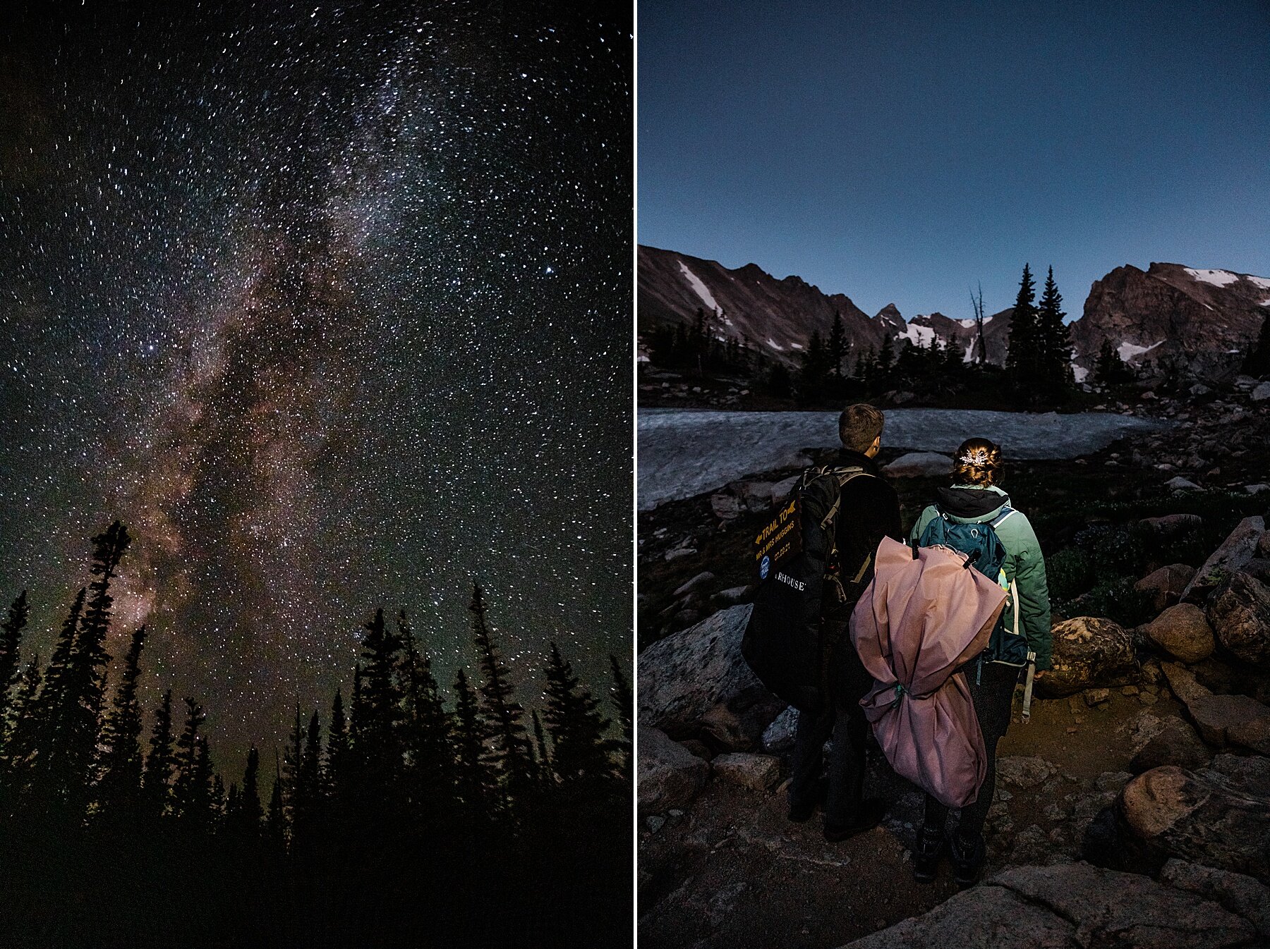 Colorado Elopement at Lake Isabelle in Indian Peaks Wilderness