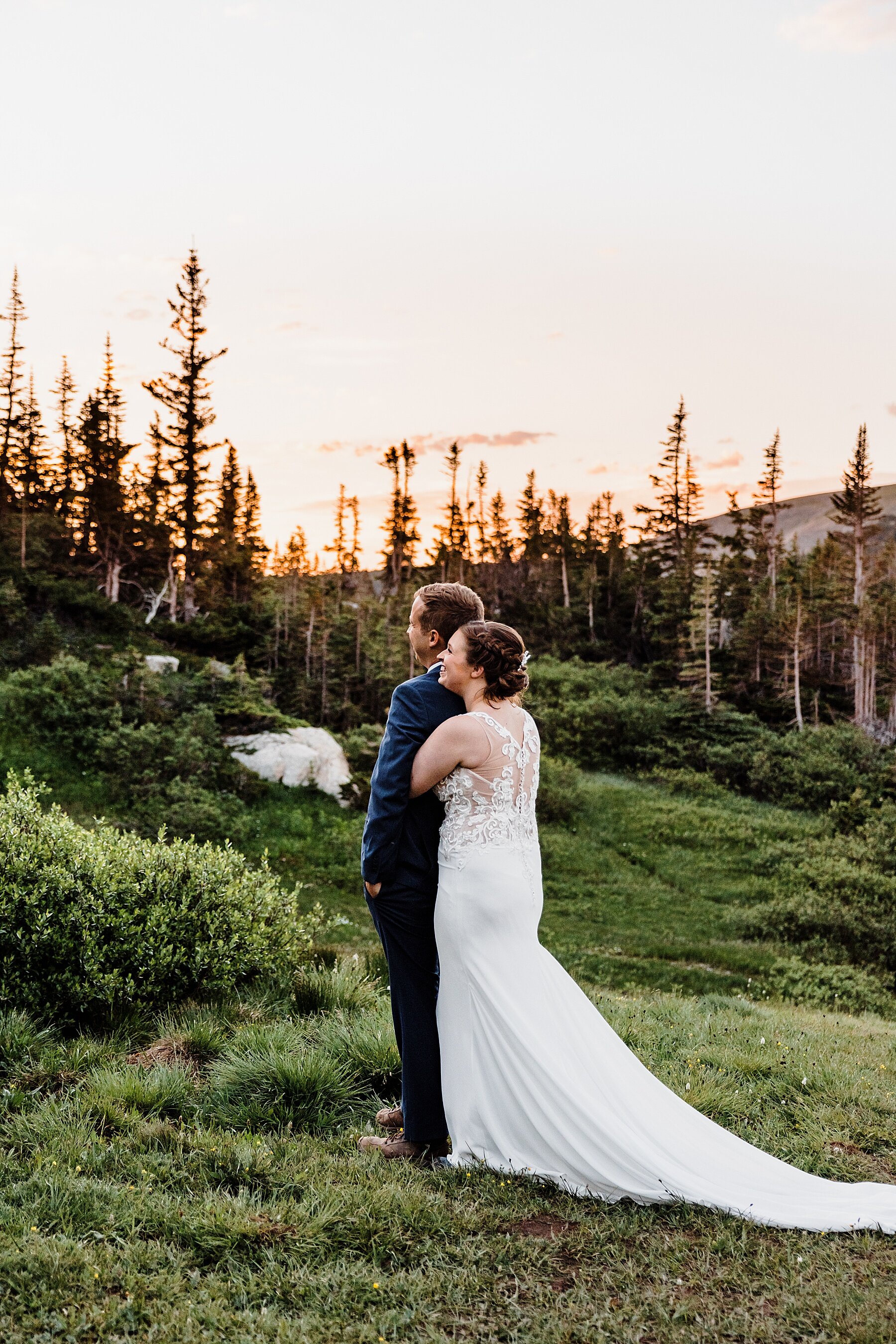 Colorado Elopement at Lake Isabelle in Indian Peaks Wilderness