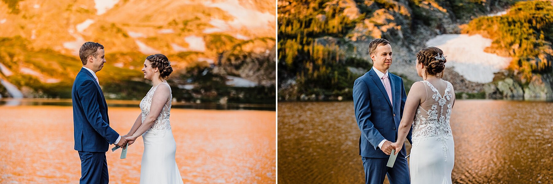 Colorado Elopement at Lake Isabelle in Indian Peaks Wilderness