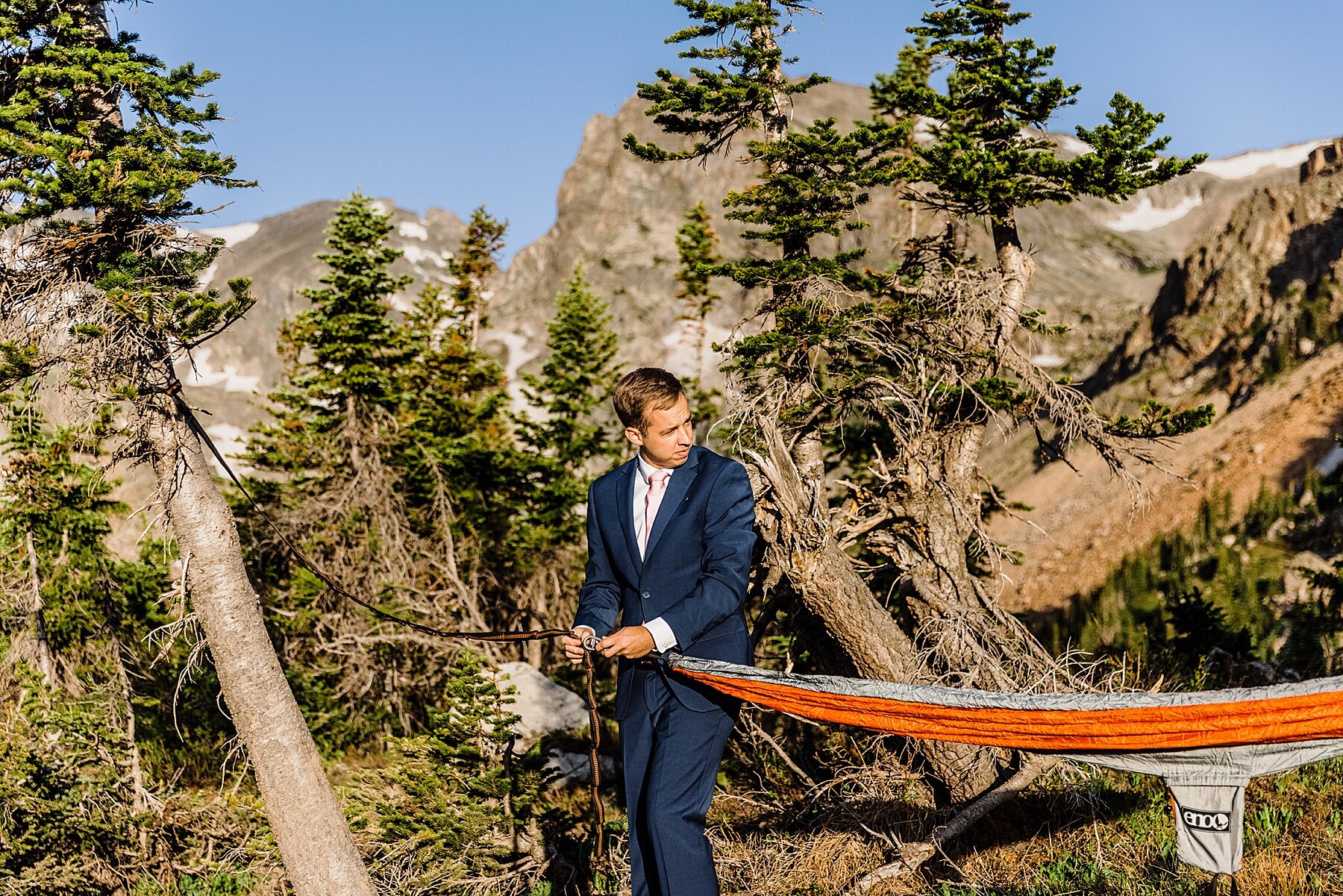 Colorado Elopement at Lake Isabelle in Indian Peaks Wilderness