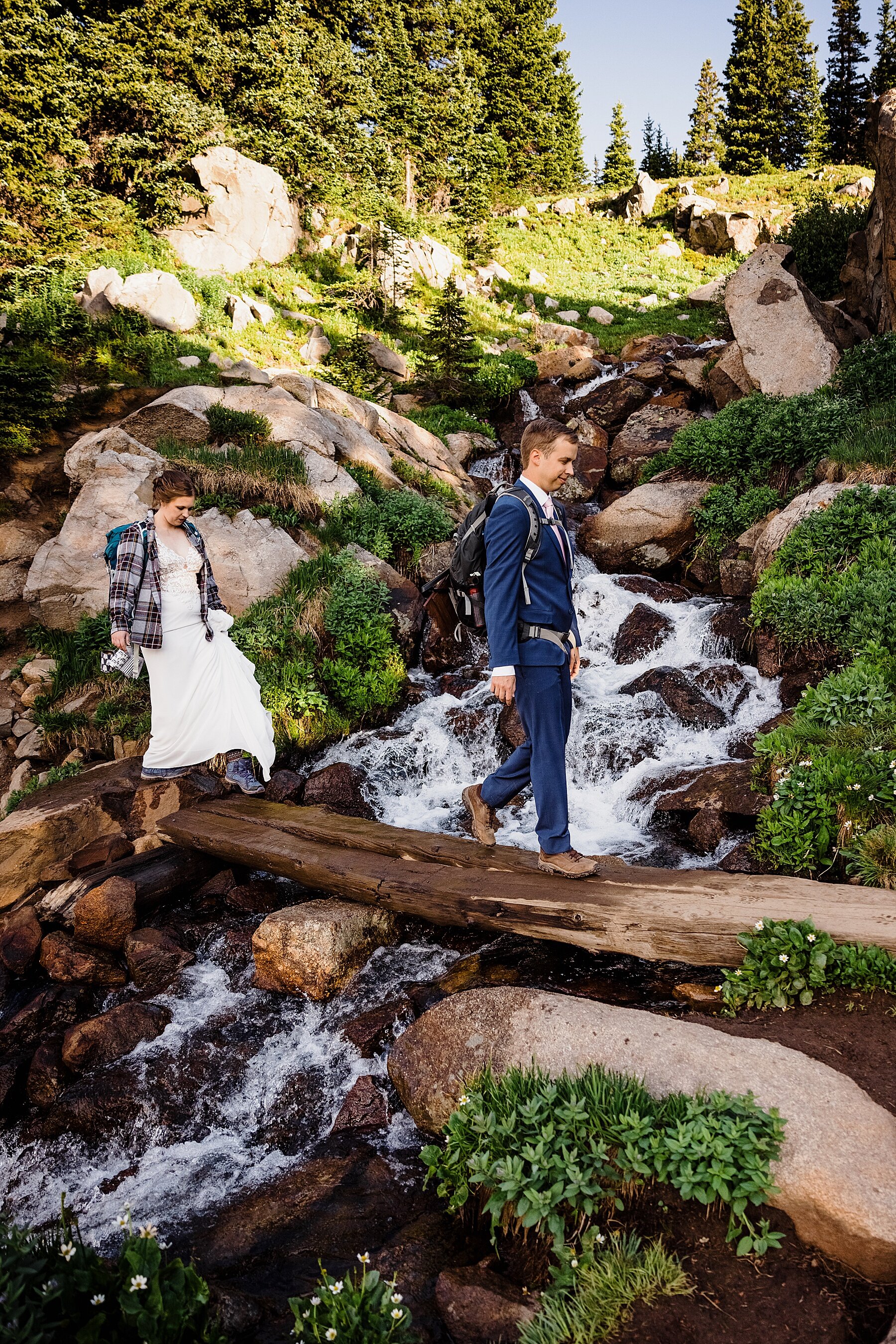 Colorado Elopement at Lake Isabelle in Indian Peaks Wilderness