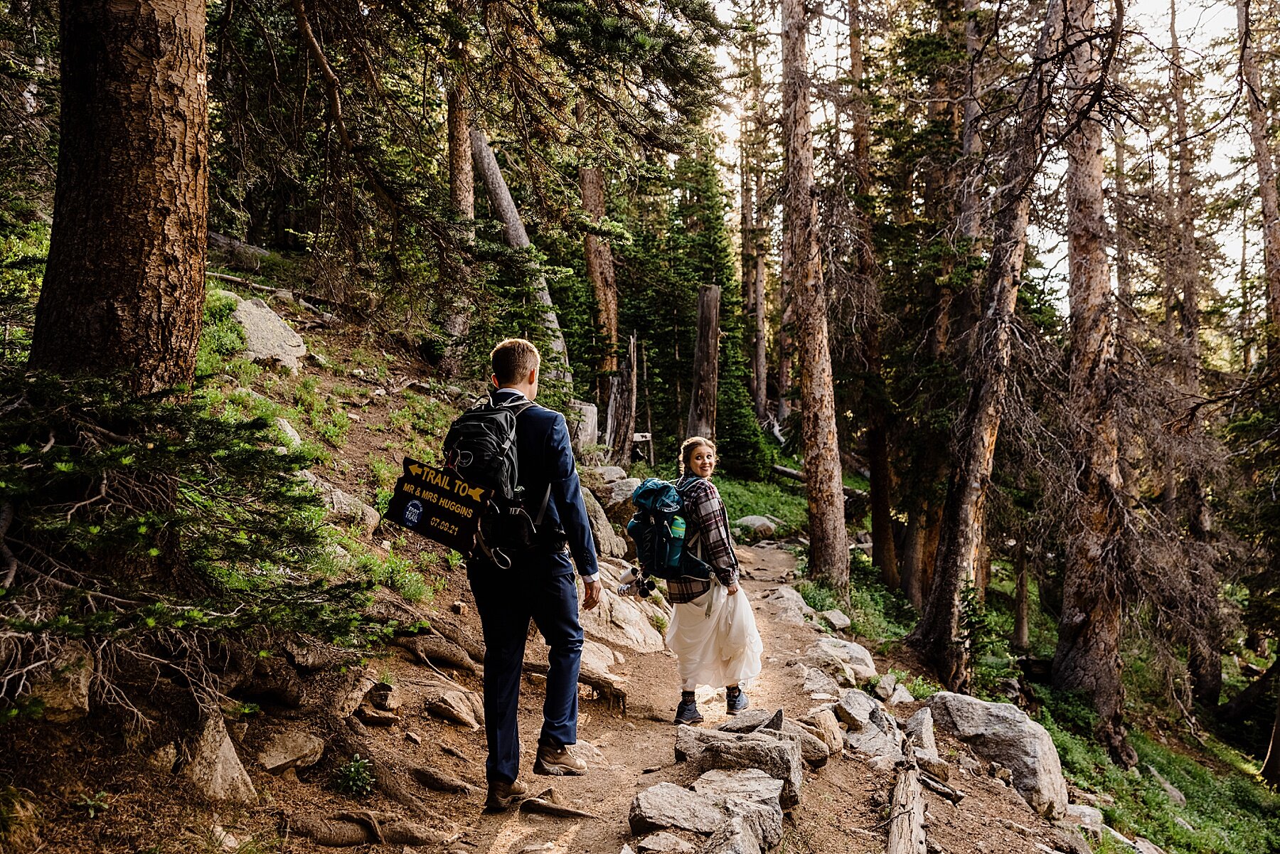 Colorado Elopement at Lake Isabelle in Indian Peaks Wilderness