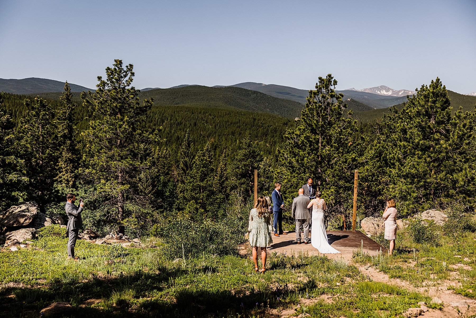 Colorado Elopement at Lake Isabelle in Indian Peaks Wilderness