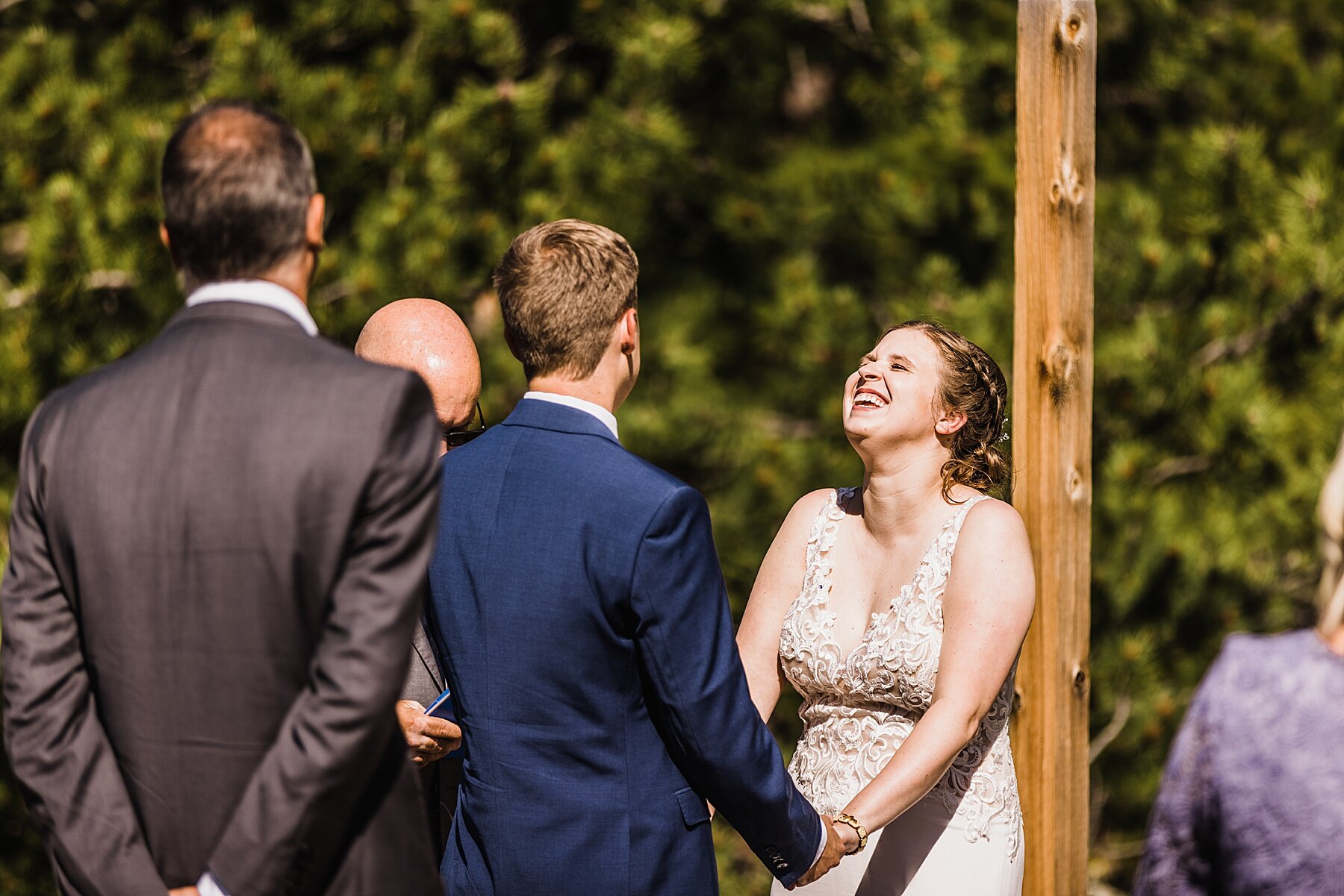 Colorado Elopement at Lake Isabelle in Indian Peaks Wilderness