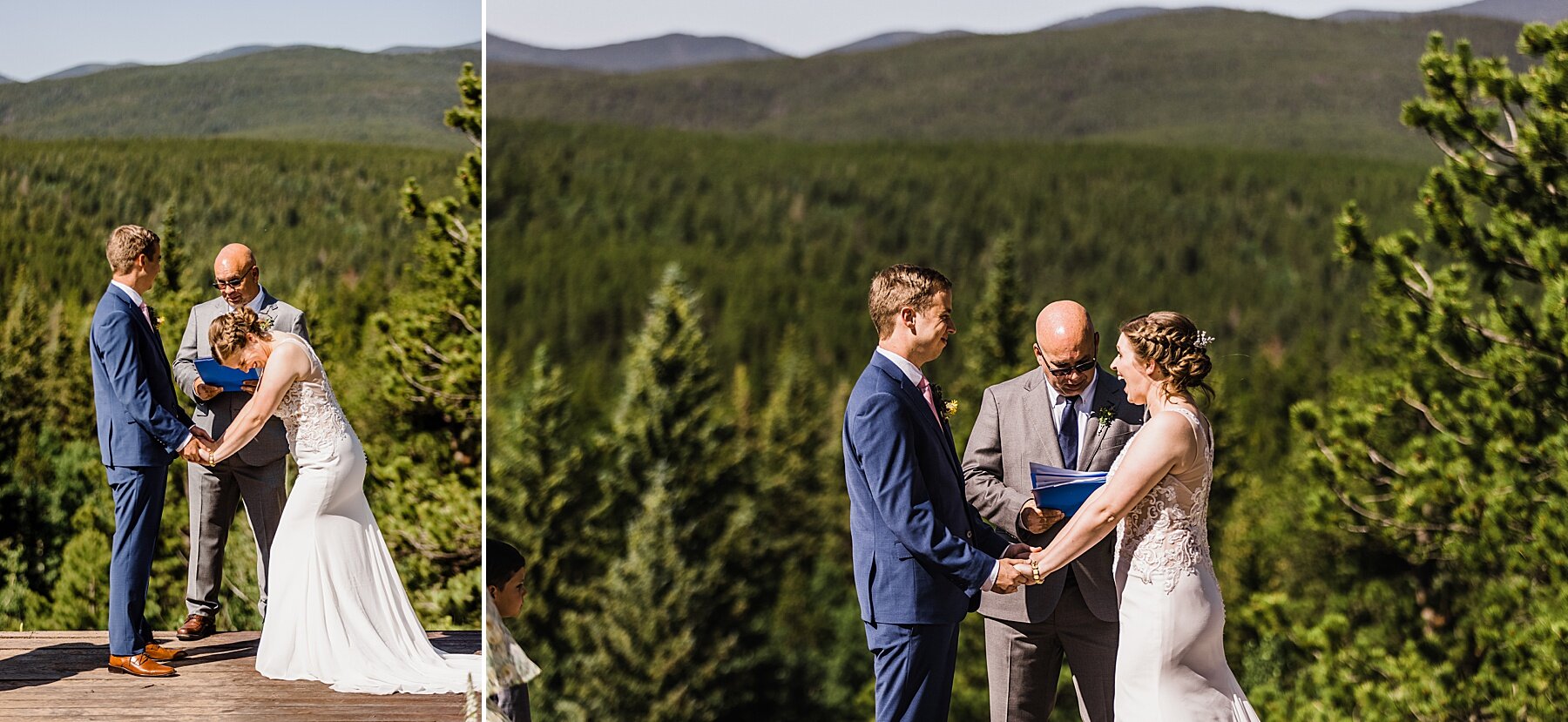 Colorado Elopement at Lake Isabelle in Indian Peaks Wilderness