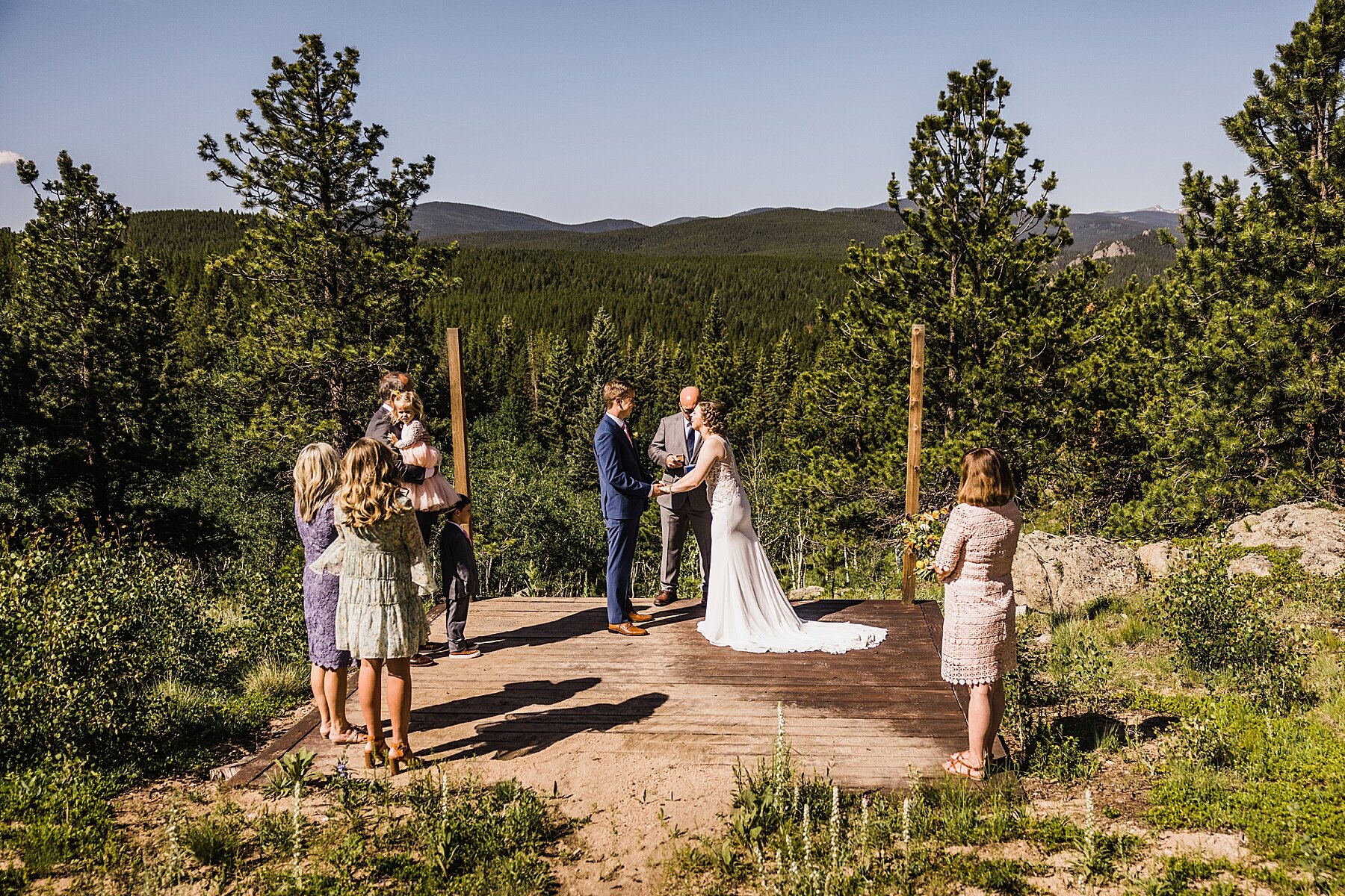 Colorado Elopement at Lake Isabelle in Indian Peaks Wilderness