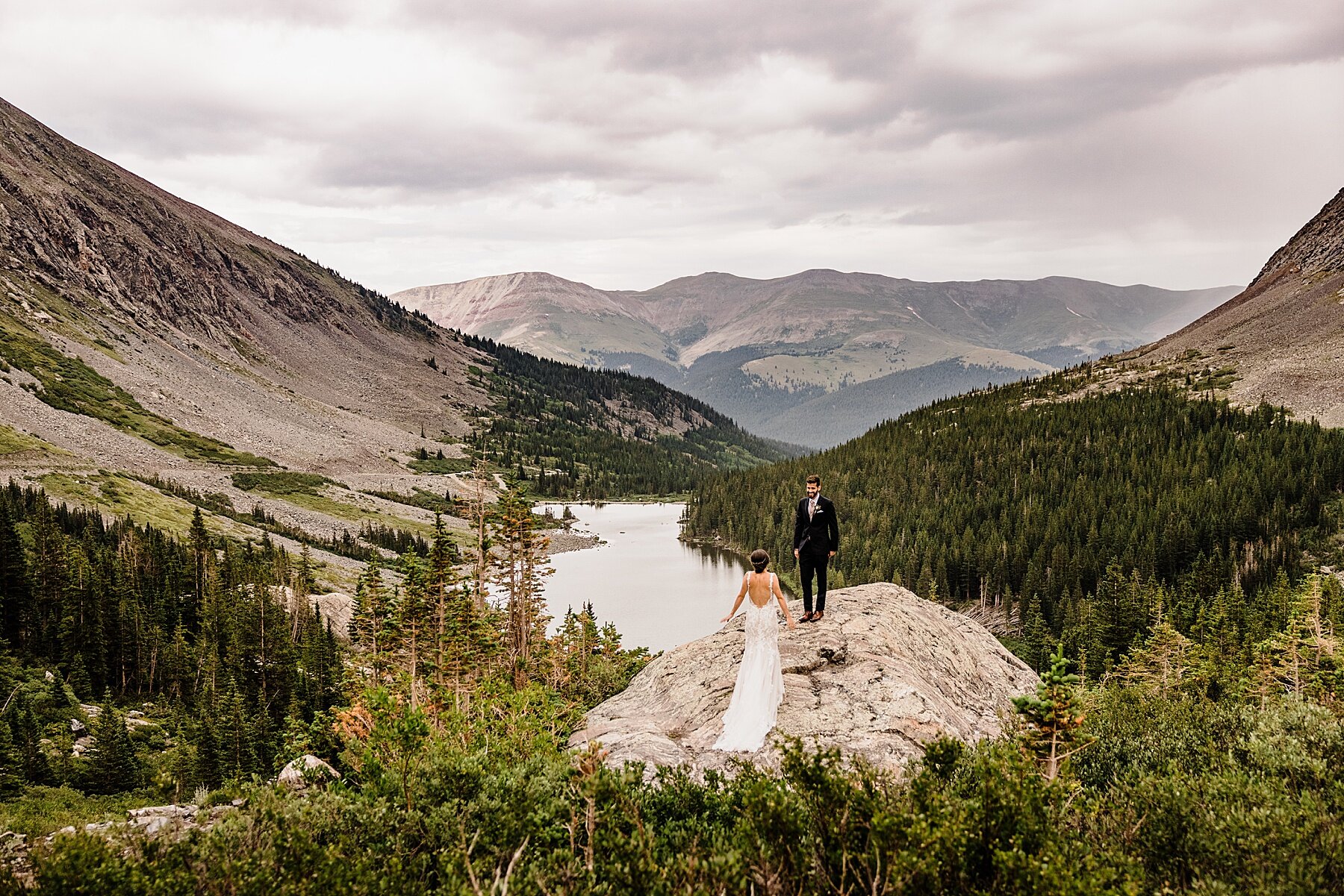 Rainy Mountaintop Elopement in Colorado - Vow of the Wild