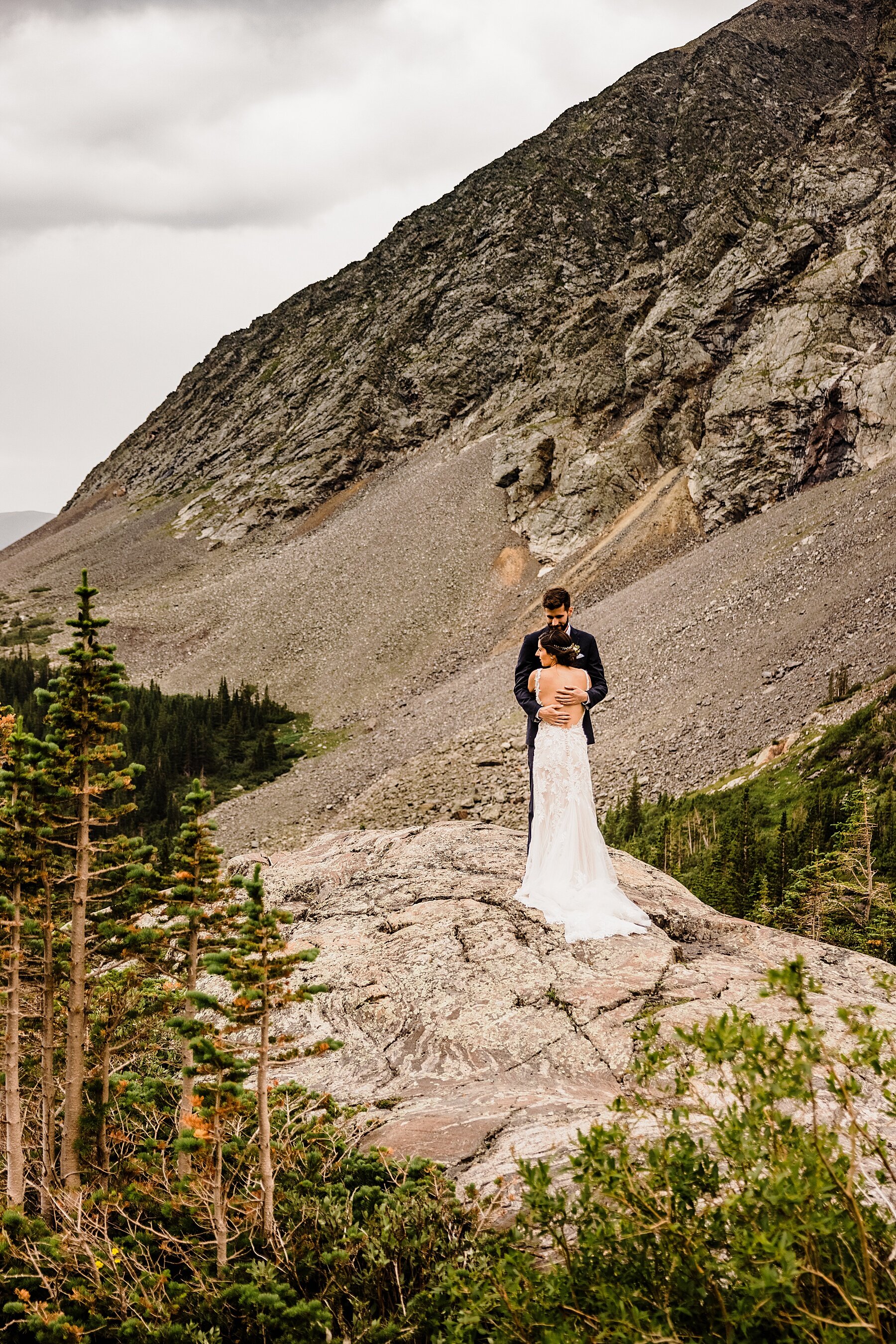 Rainy Mountaintop Elopement in Colorado - Vow of the Wild