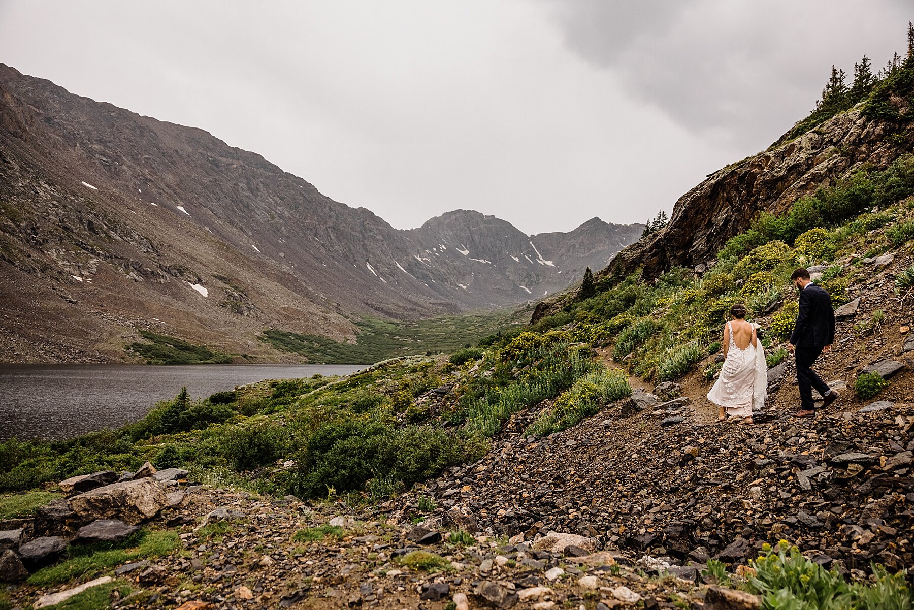 Rainy Mountaintop Elopement in Colorado - Vow of the Wild