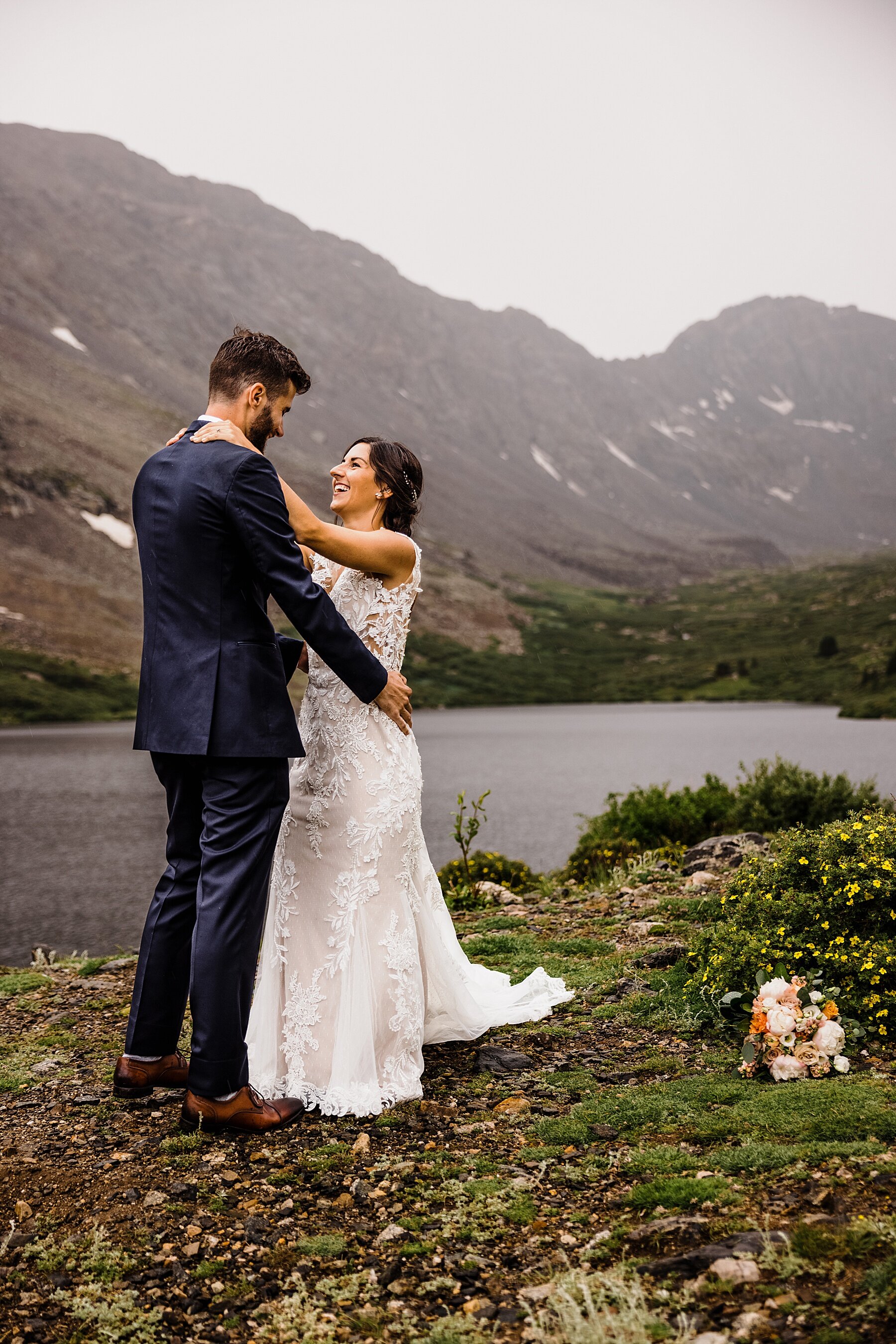 Rainy Mountaintop Elopement in Colorado - Vow of the Wild