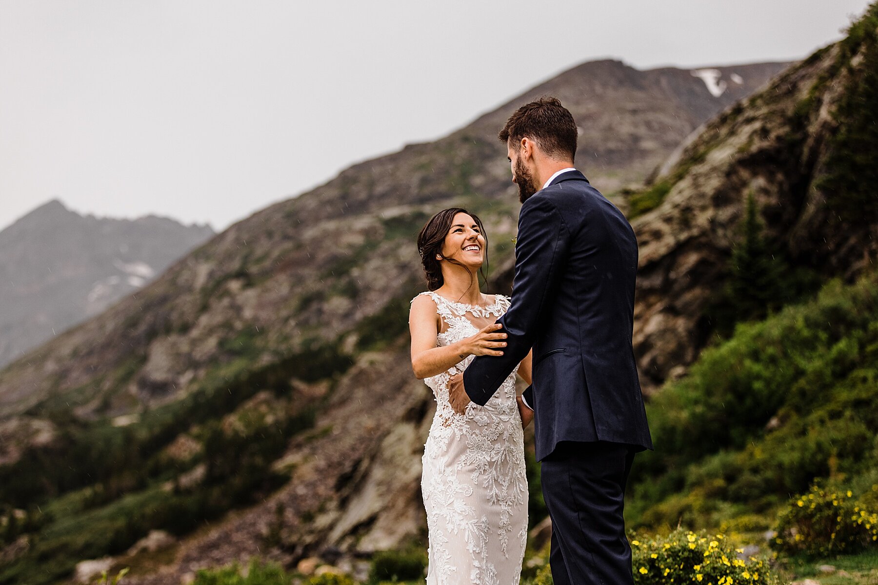 Rainy Mountaintop Elopement in Colorado - Vow of the Wild