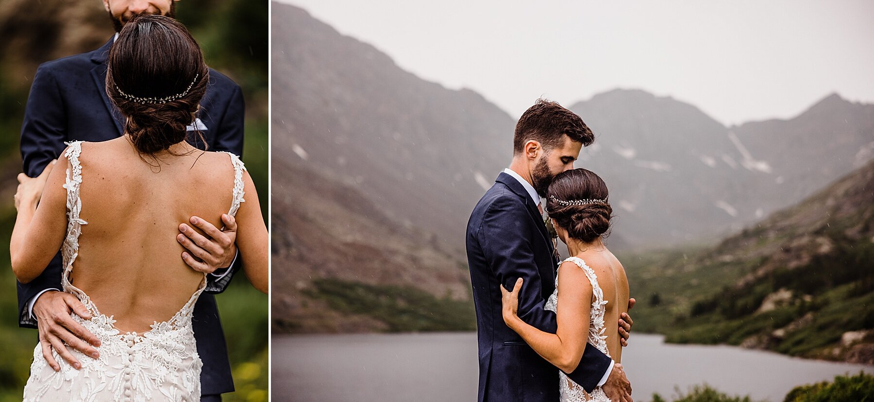 Rainy Mountaintop Elopement in Colorado - Vow of the Wild