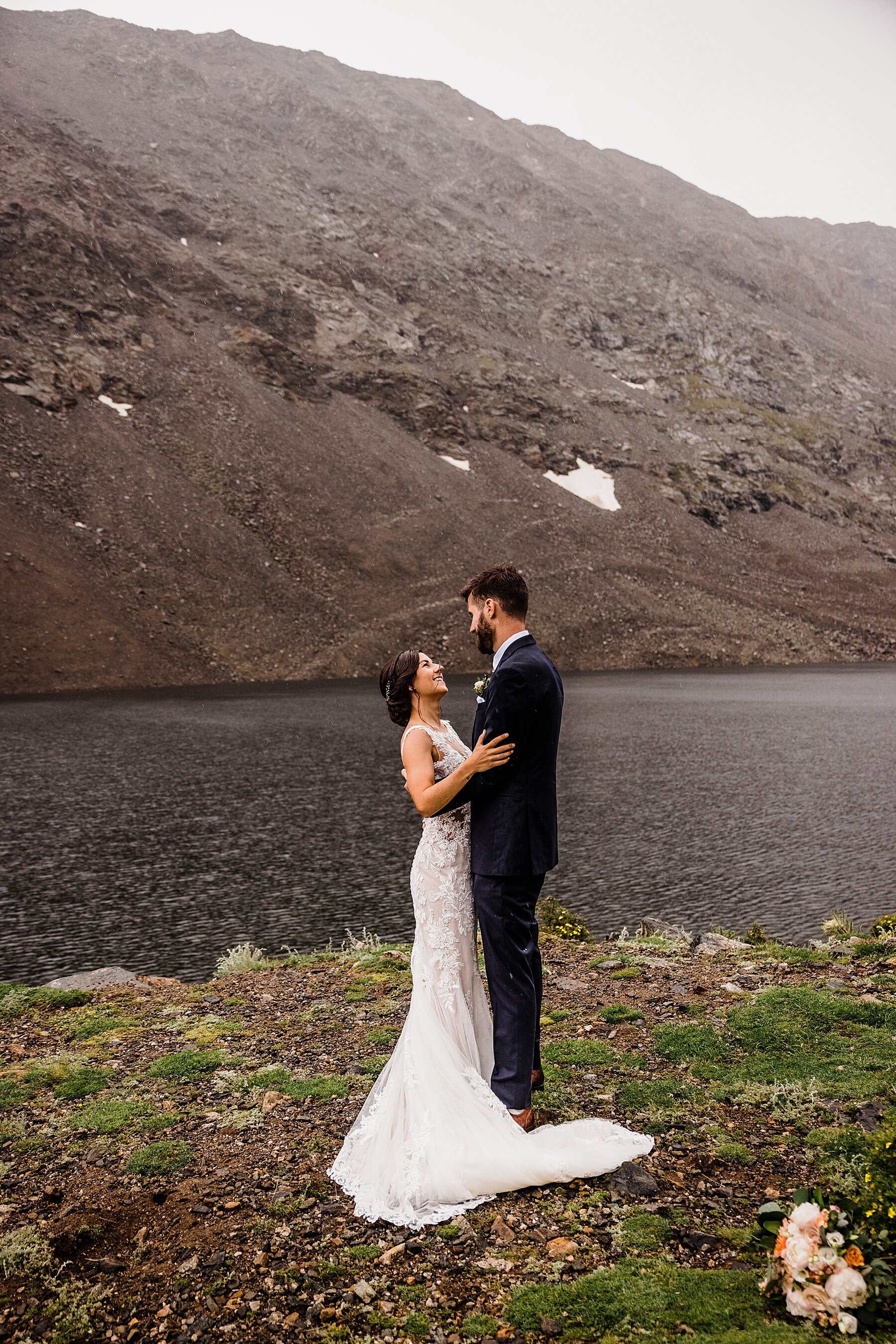 Rainy Mountaintop Elopement in Colorado - Vow of the Wild