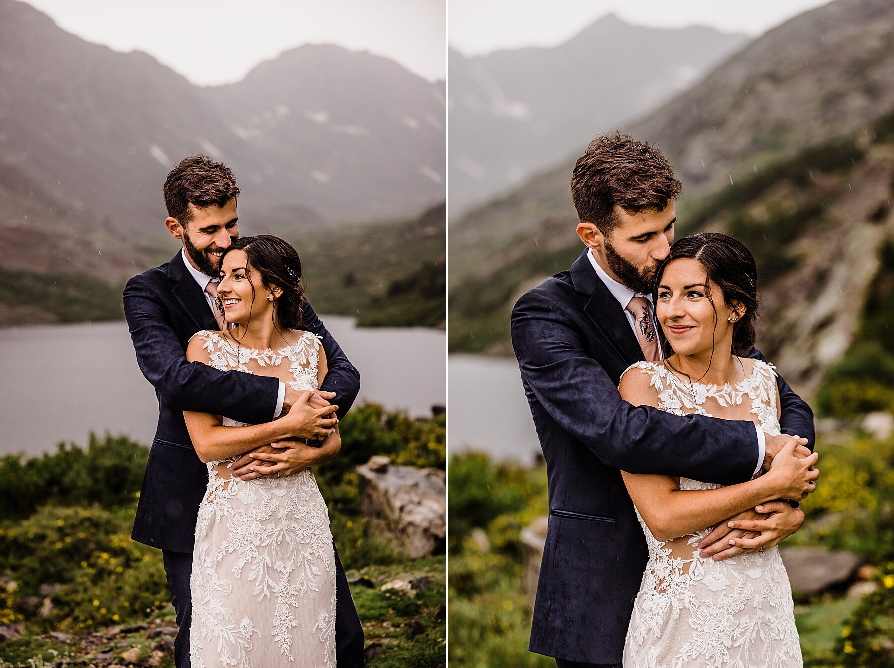 Rainy Mountaintop Elopement in Colorado - Vow of the Wild