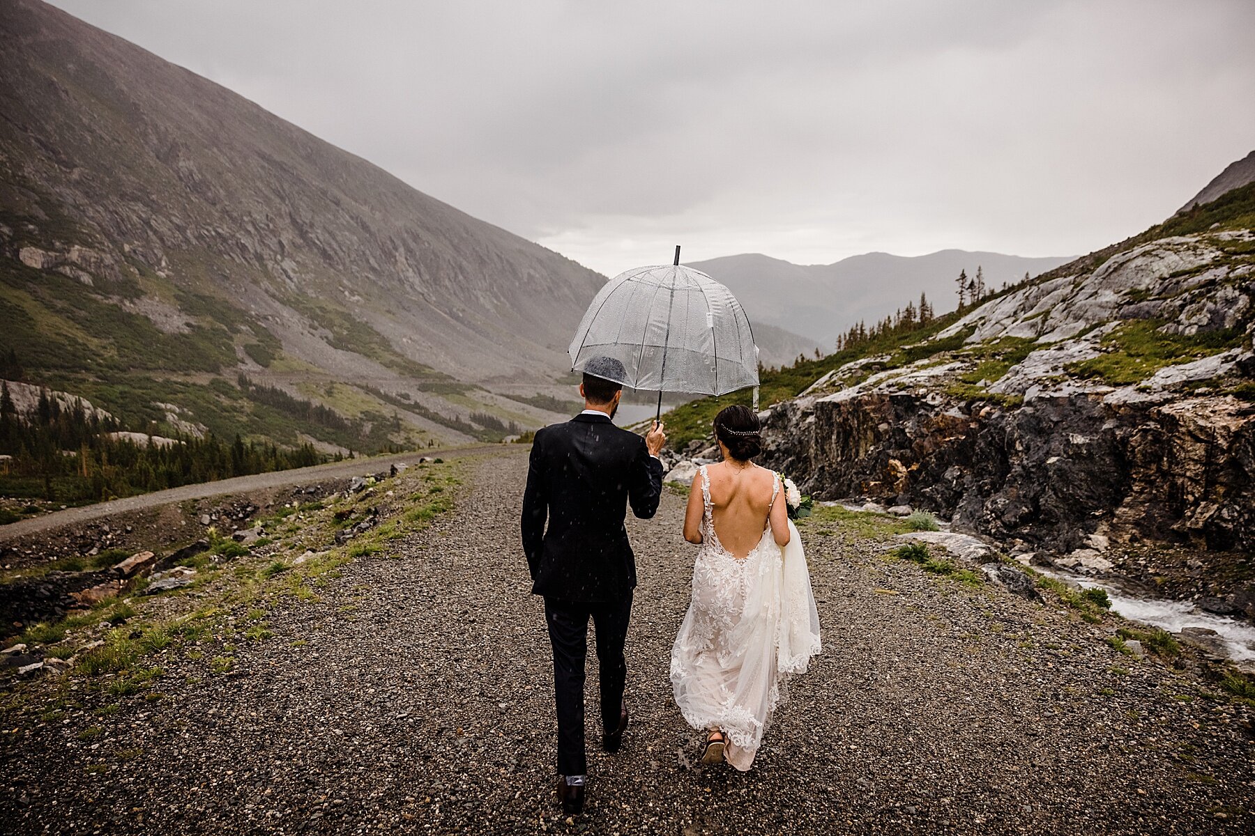 Rainy Mountaintop Elopement in Colorado - Vow of the Wild