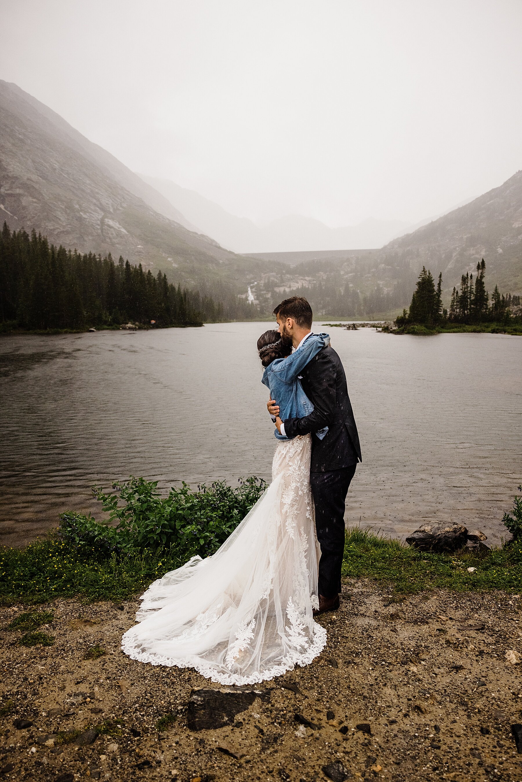 Rainy Mountaintop Elopement in Colorado - Vow of the Wild