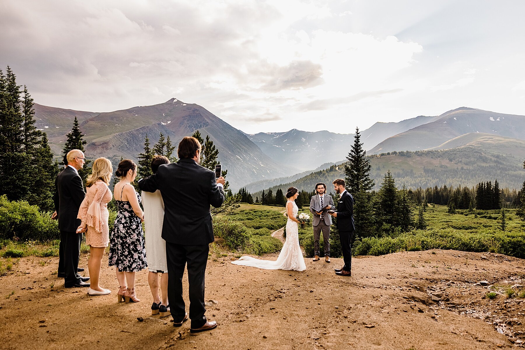 Rainy Mountaintop Elopement in Colorado - Vow of the Wild