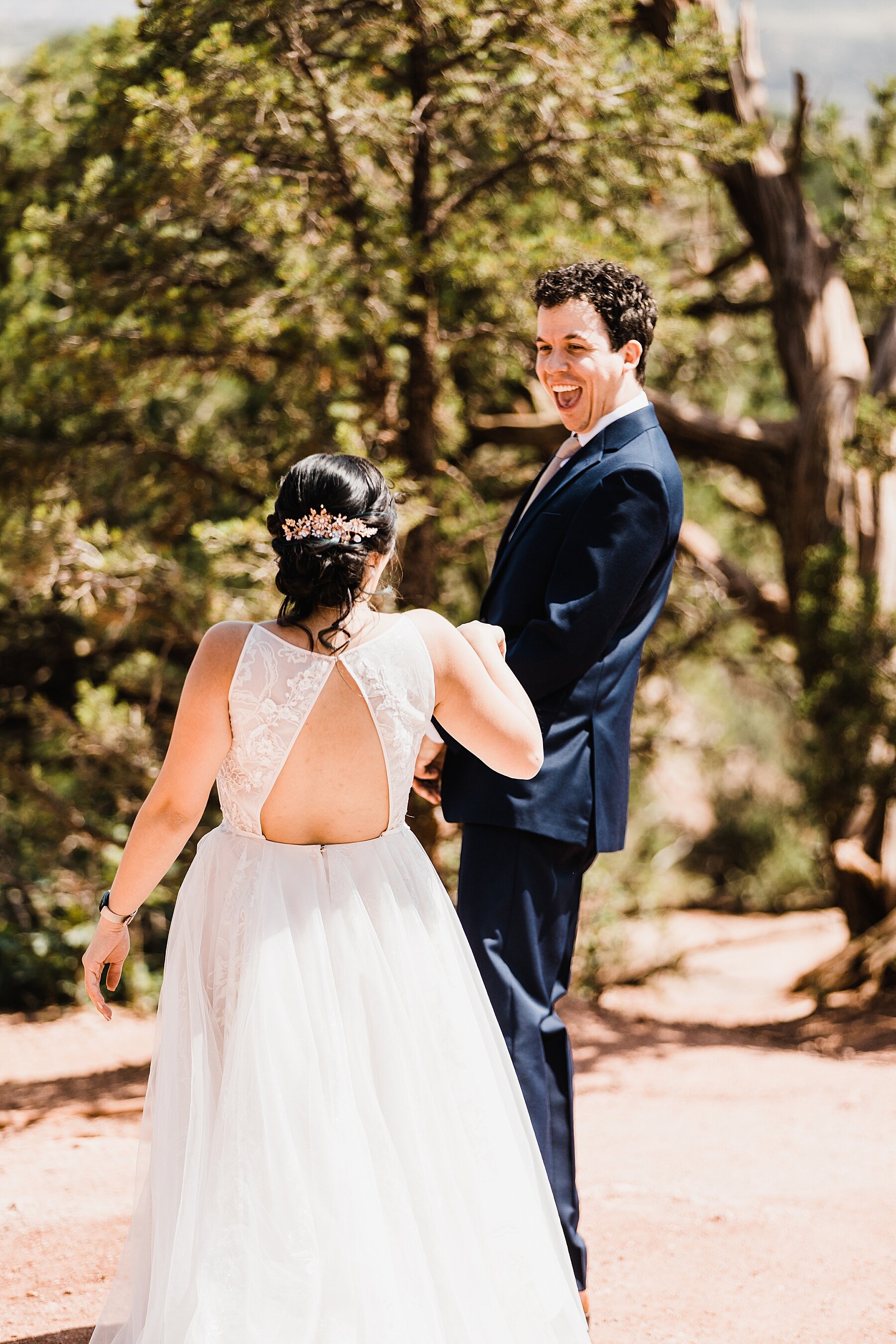 Elopement at Garden of the Gods in Colorado