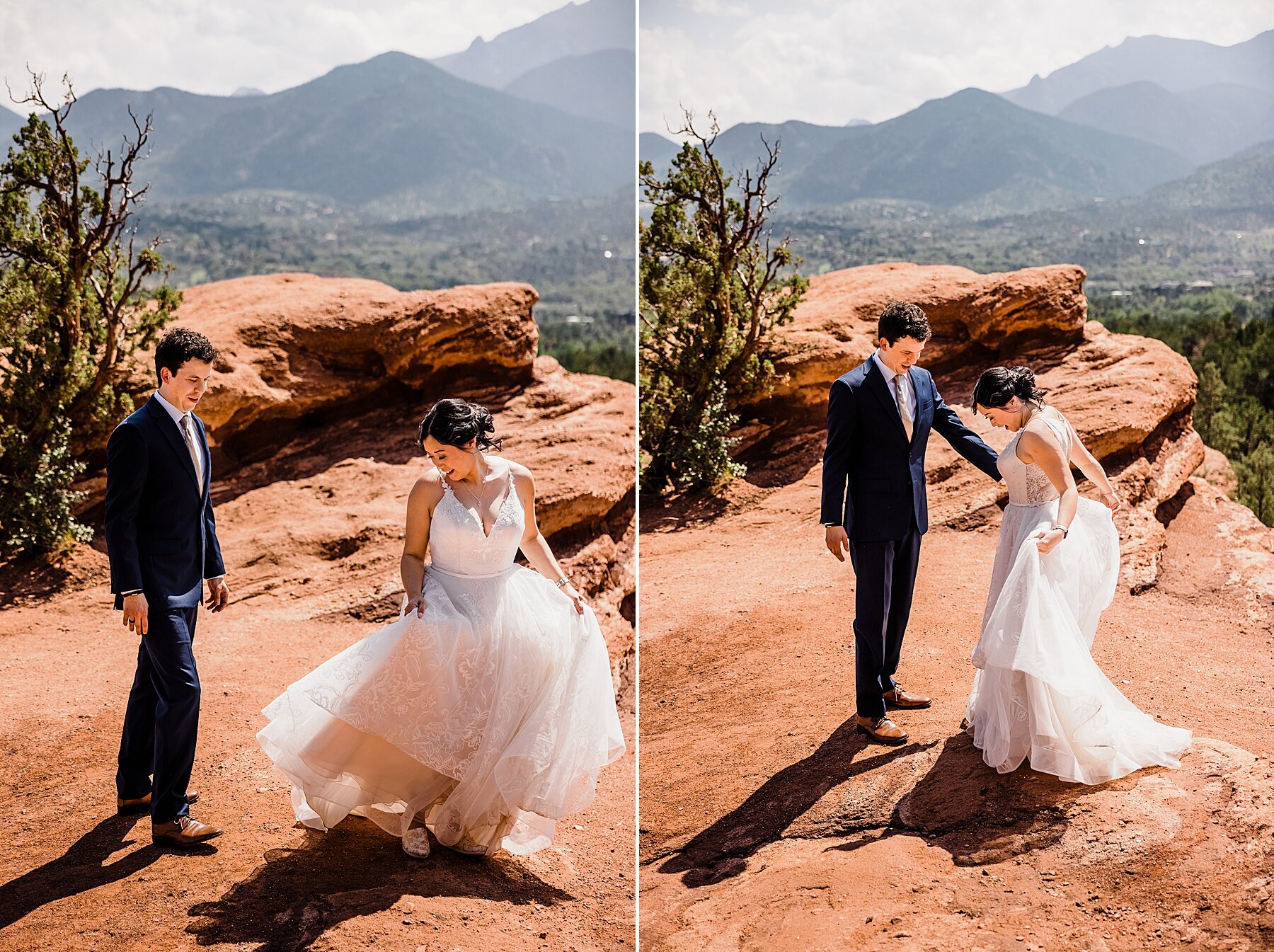 Elopement at Garden of the Gods in Colorado