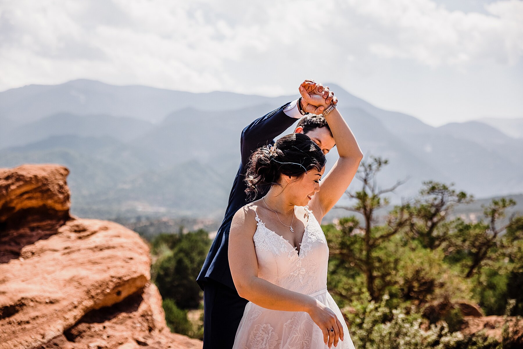 Elopement at Garden of the Gods in Colorado