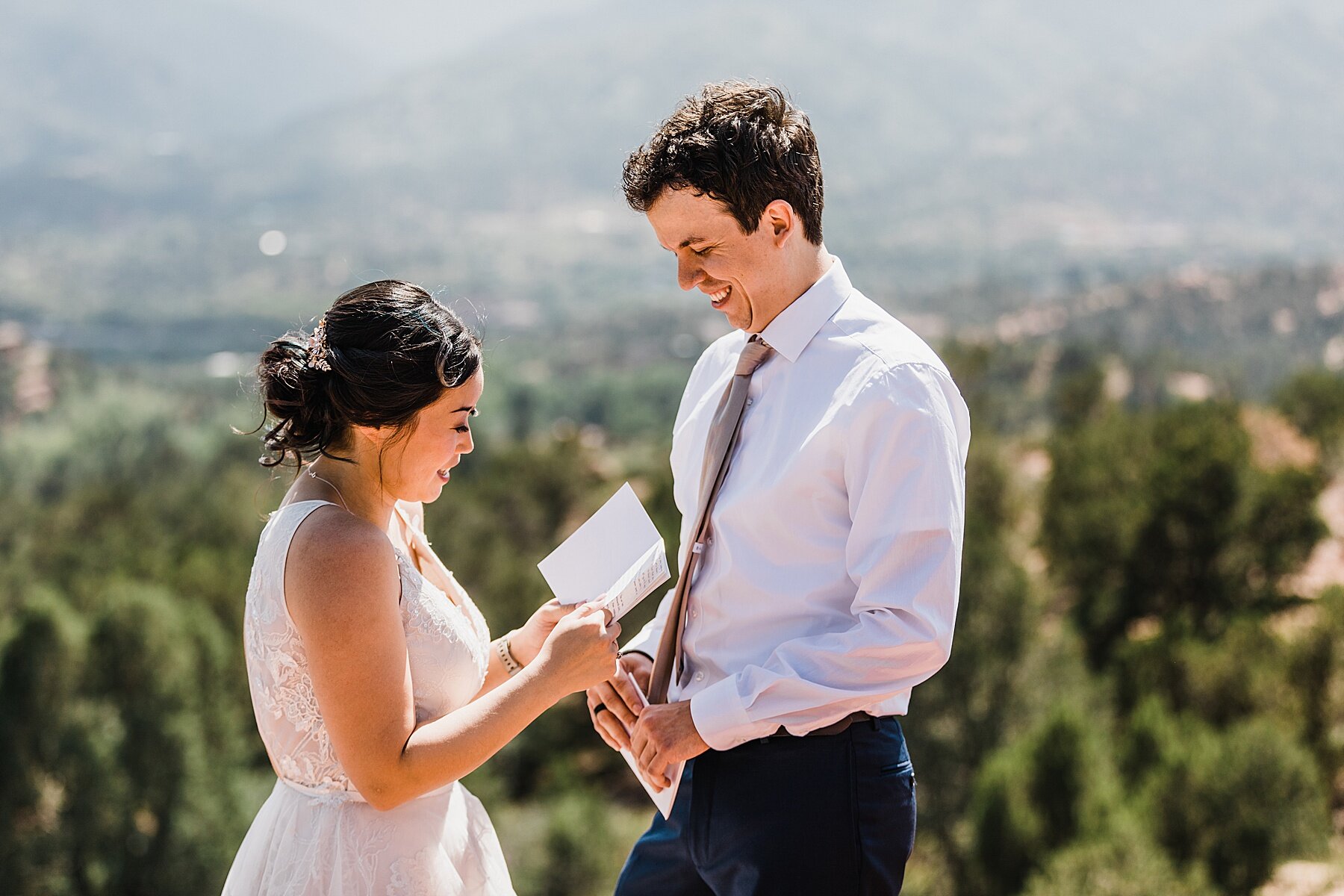 Elopement at Garden of the Gods in Colorado