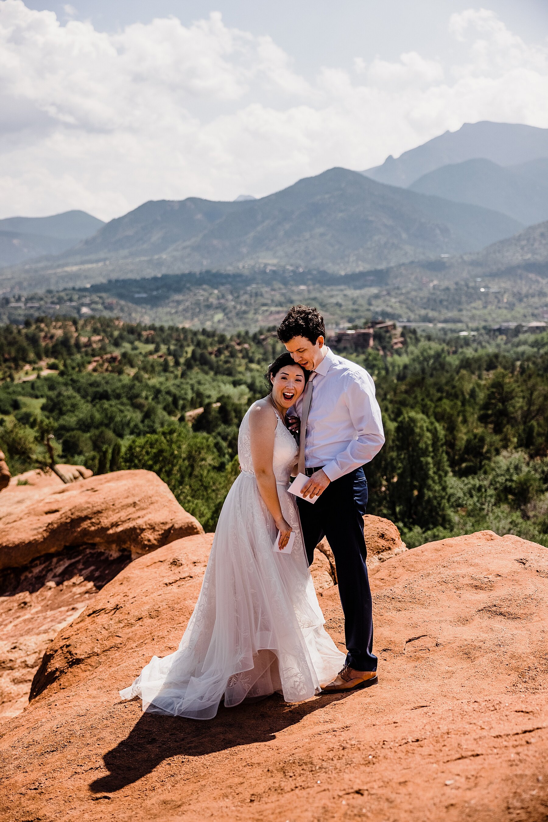 Elopement at Garden of the Gods in Colorado