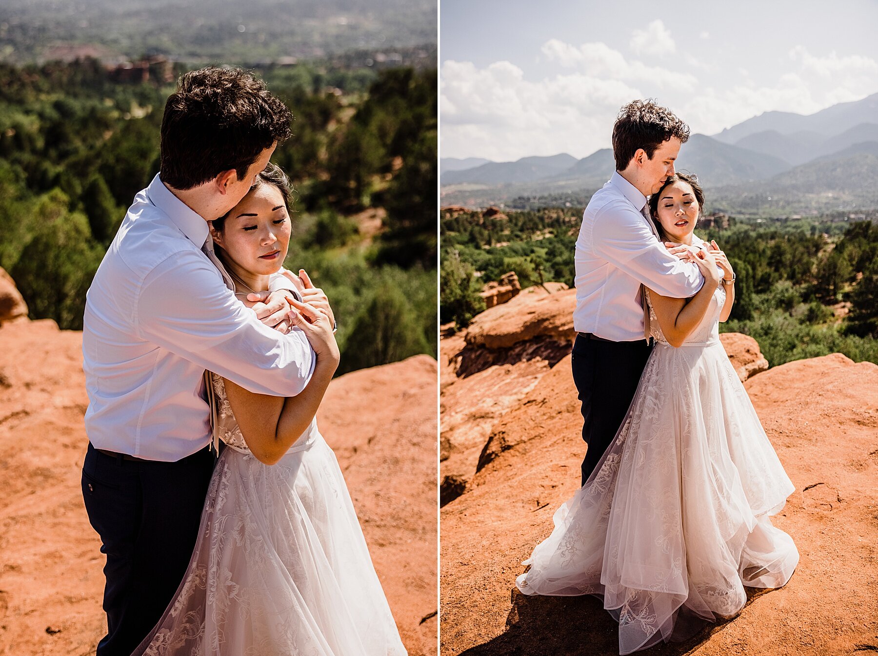 Elopement at Garden of the Gods in Colorado