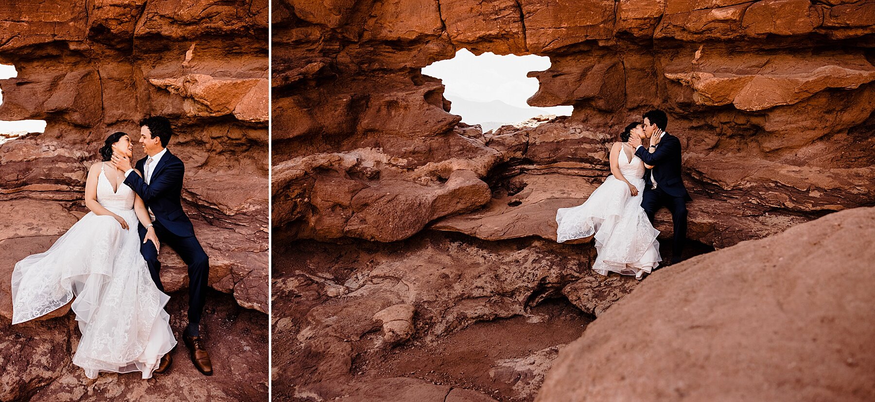 Elopement at Garden of the Gods in Colorado