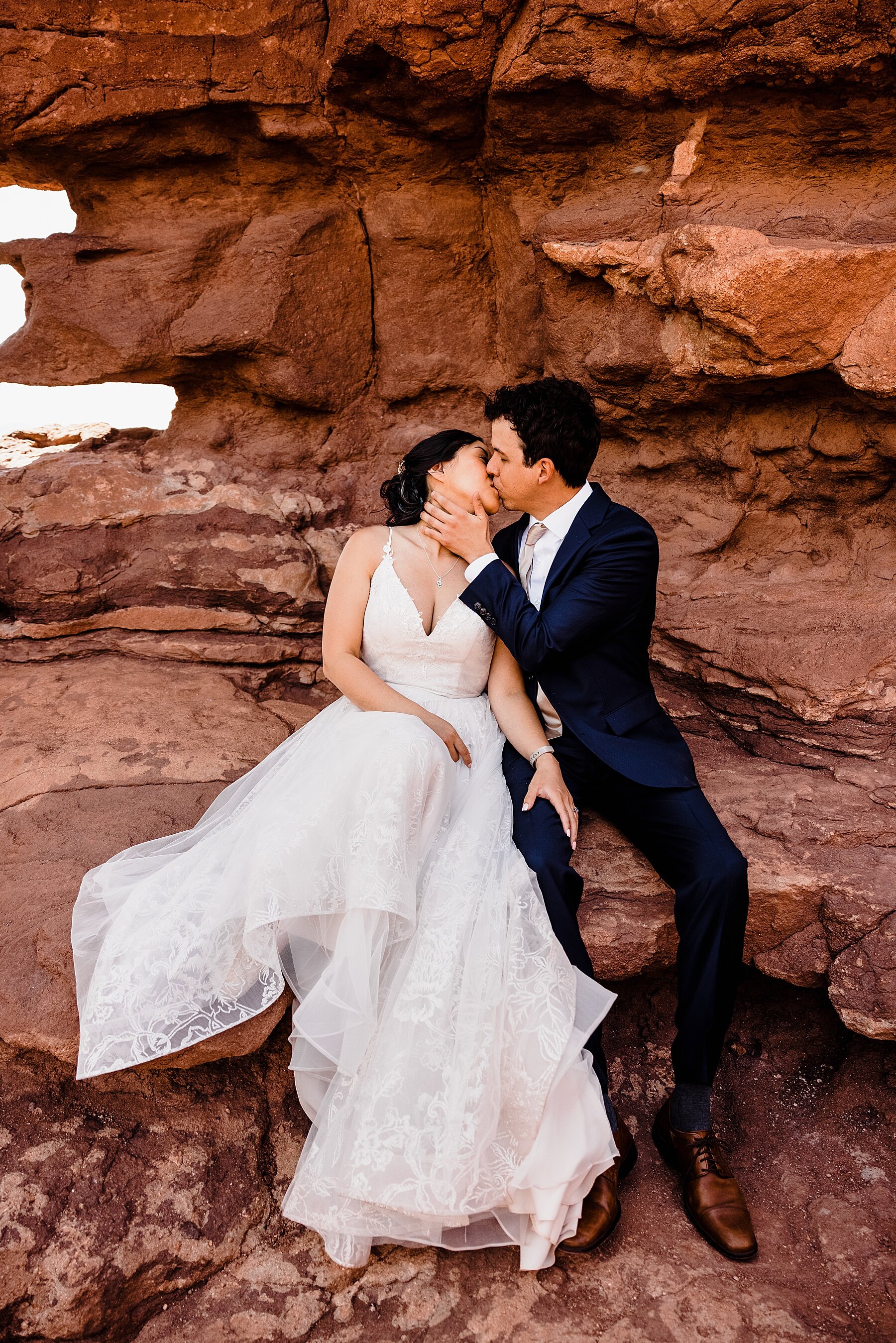 Elopement at Garden of the Gods in Colorado