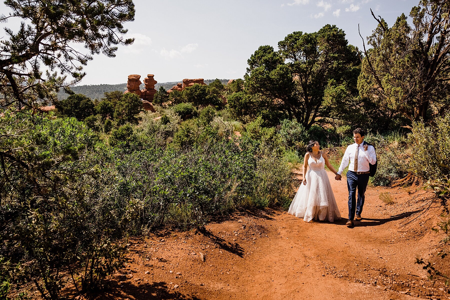 Elopement at Garden of the Gods in Colorado