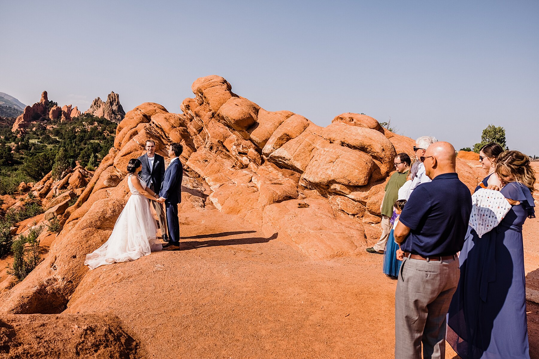 Elopement at Garden of the Gods in Colorado