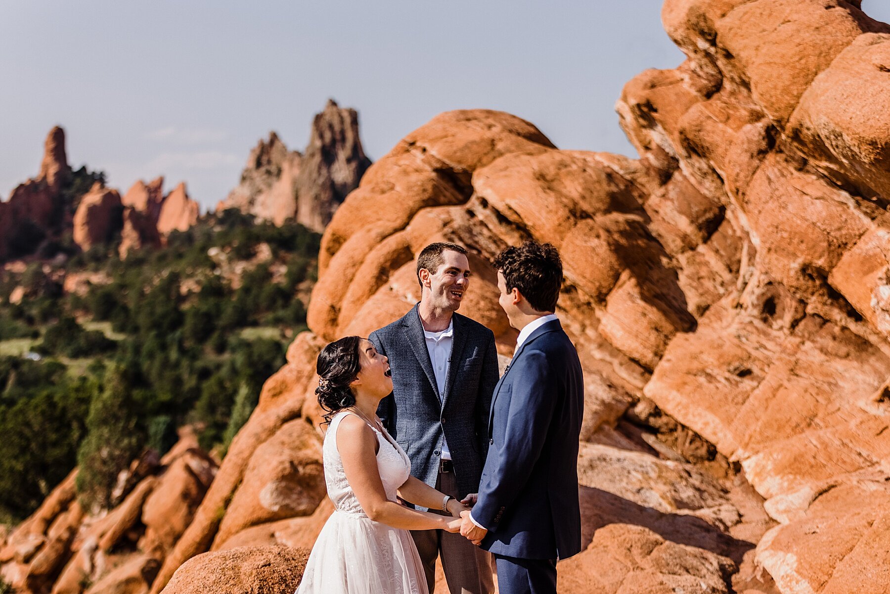 Elopement at Garden of the Gods in Colorado