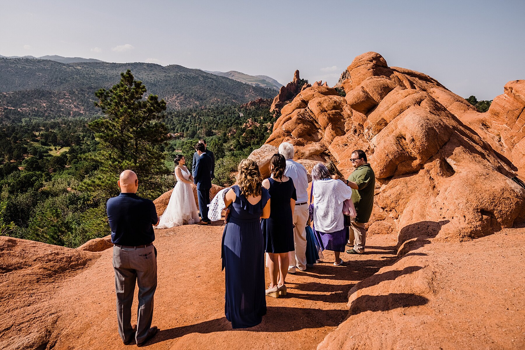 Elopement at Garden of the Gods in Colorado