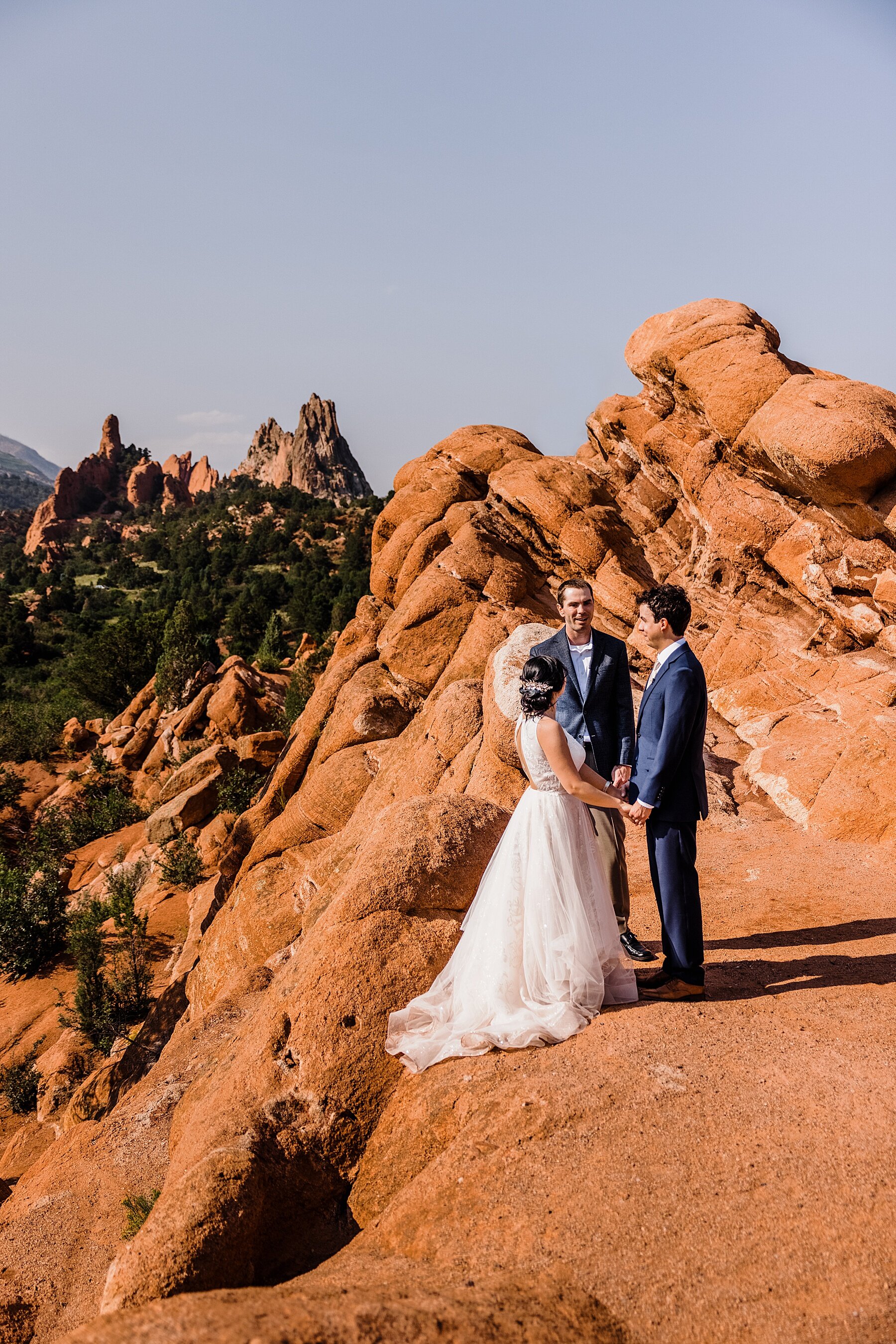 Elopement at Garden of the Gods in Colorado