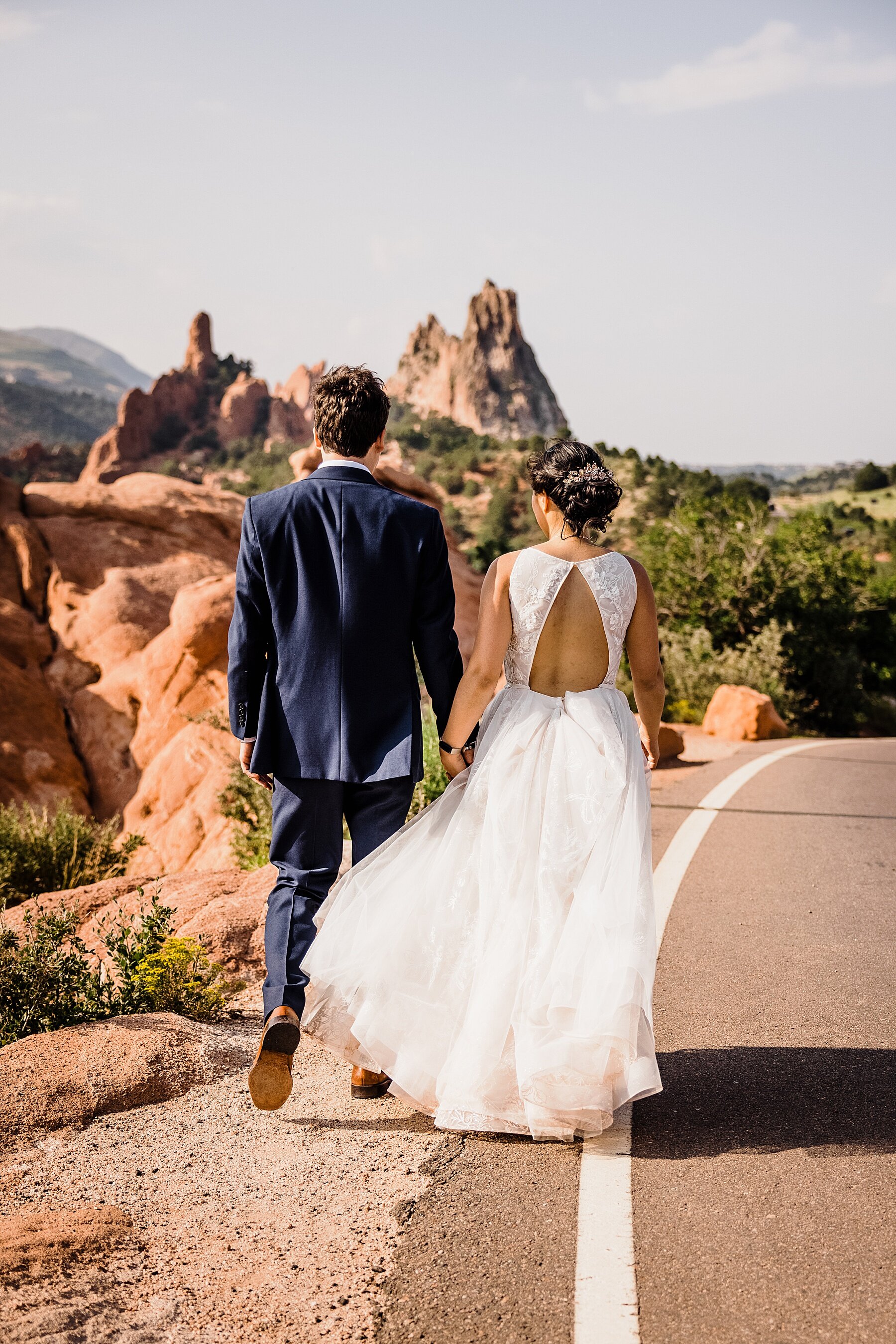 Elopement at Garden of the Gods in Colorado