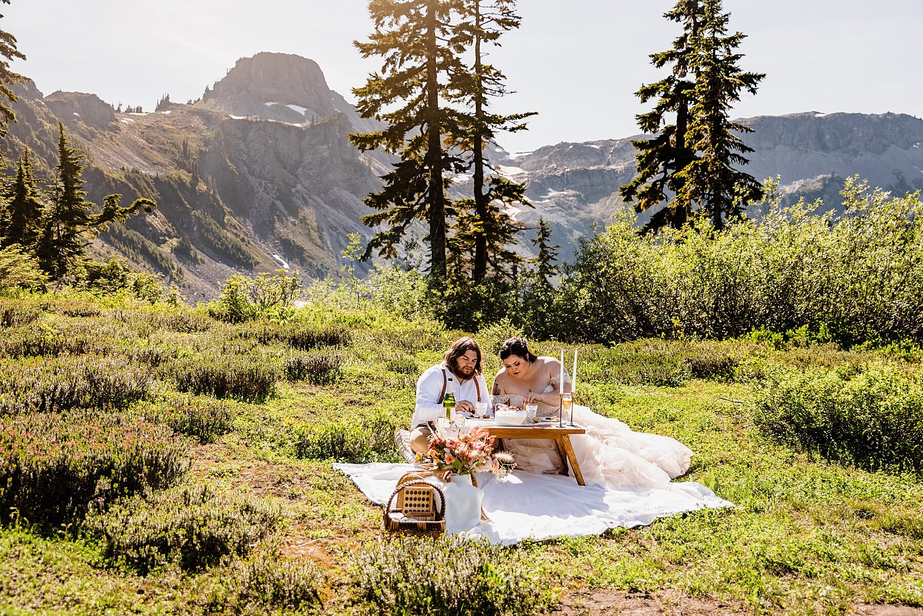 Washington Elopement at Artist Point in Mt. Baker