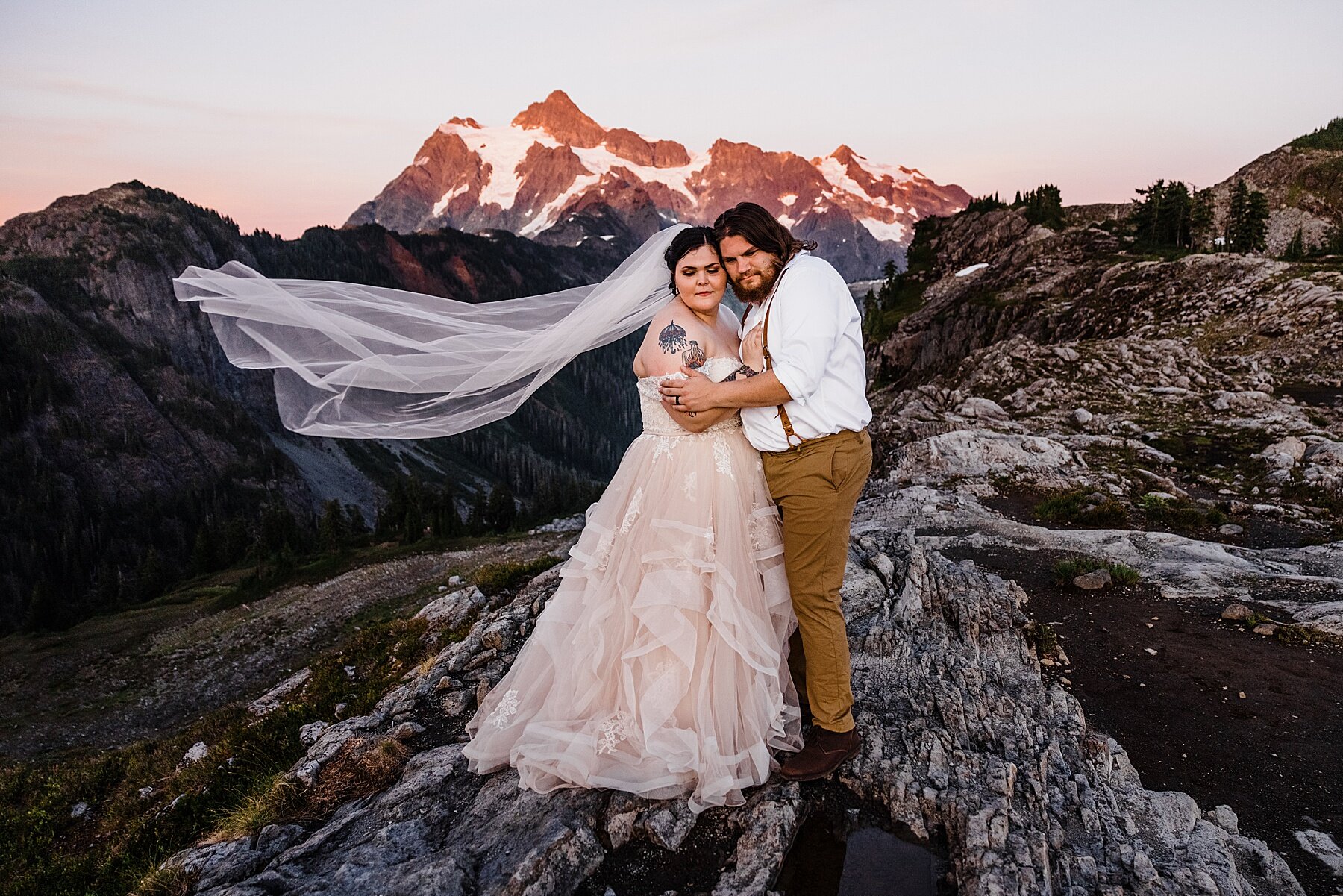 Washington Elopement at Artist Point in Mt. Baker