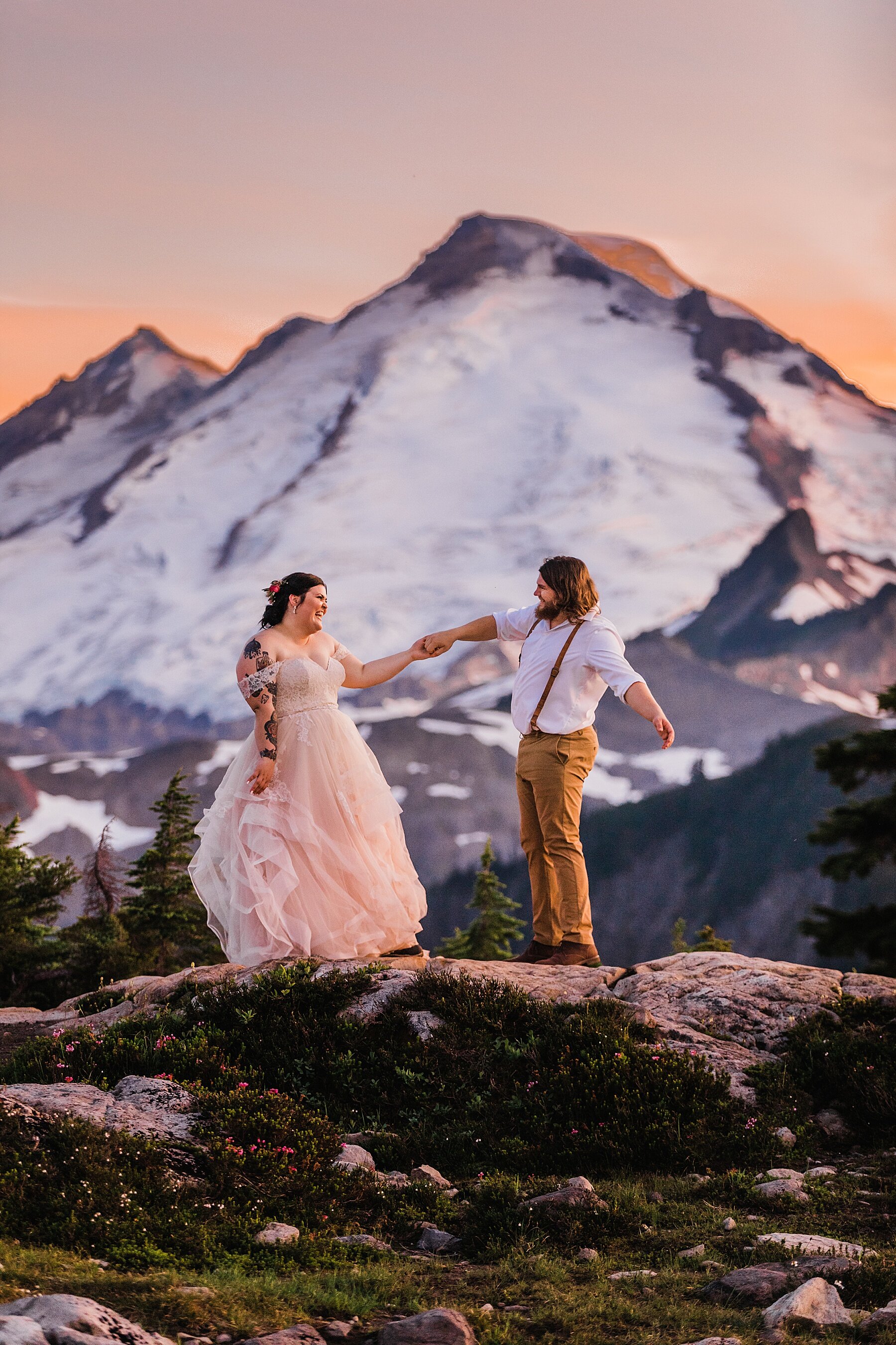 Washington Elopement at Artist Point in Mt. Baker