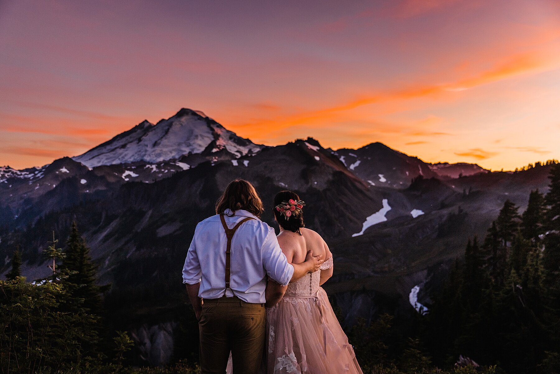 Washington Elopement at Artist Point in Mt. Baker