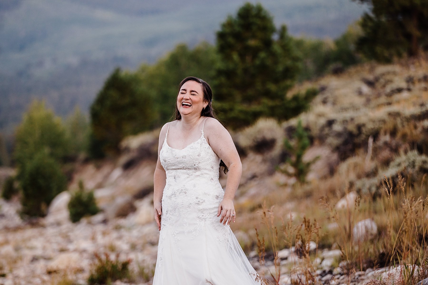 Dog-Friendly Sunrise Elopement at an Alpine Lake in Colorado